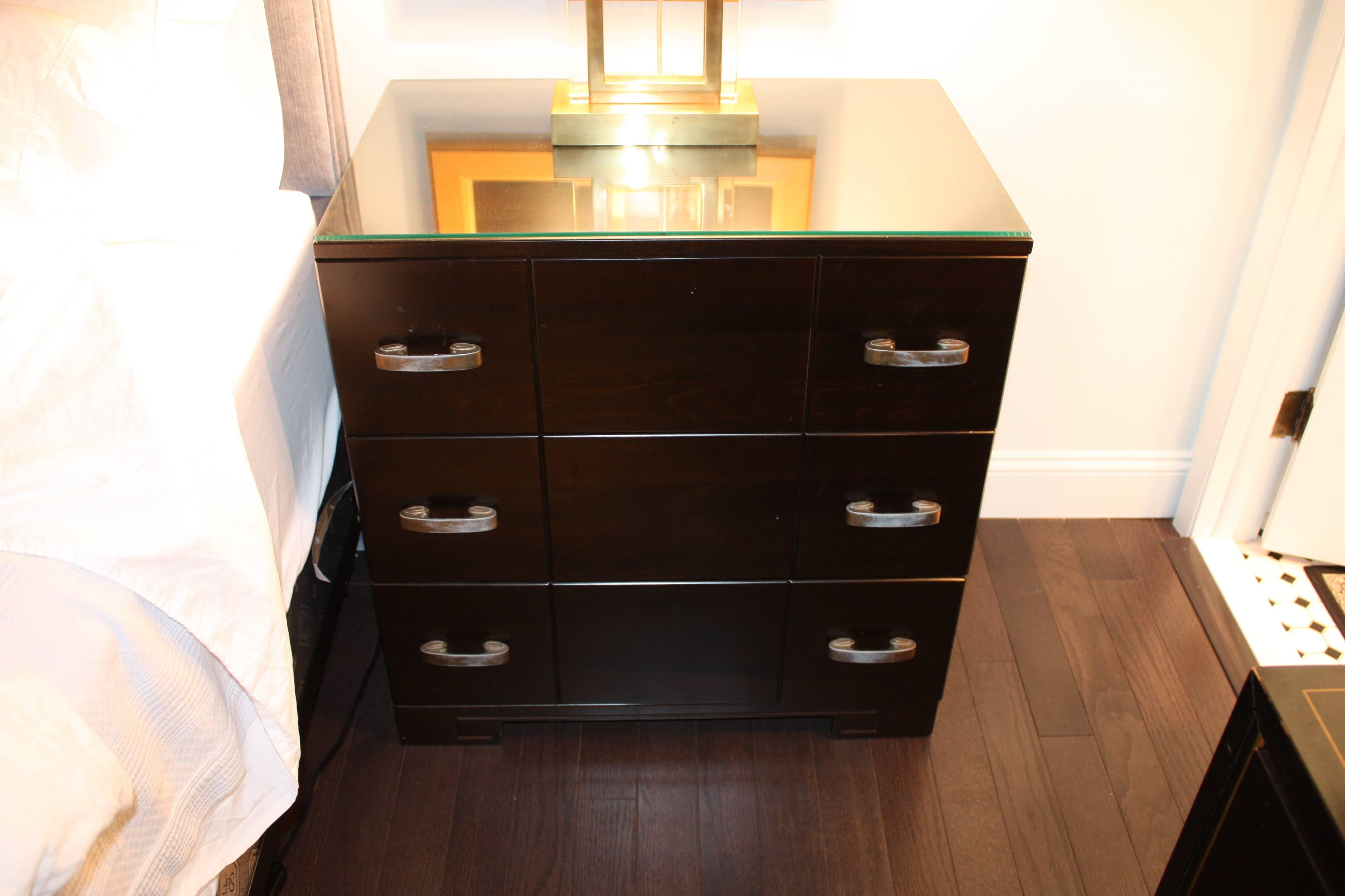 Pair of Bedside Chests For Sale 1