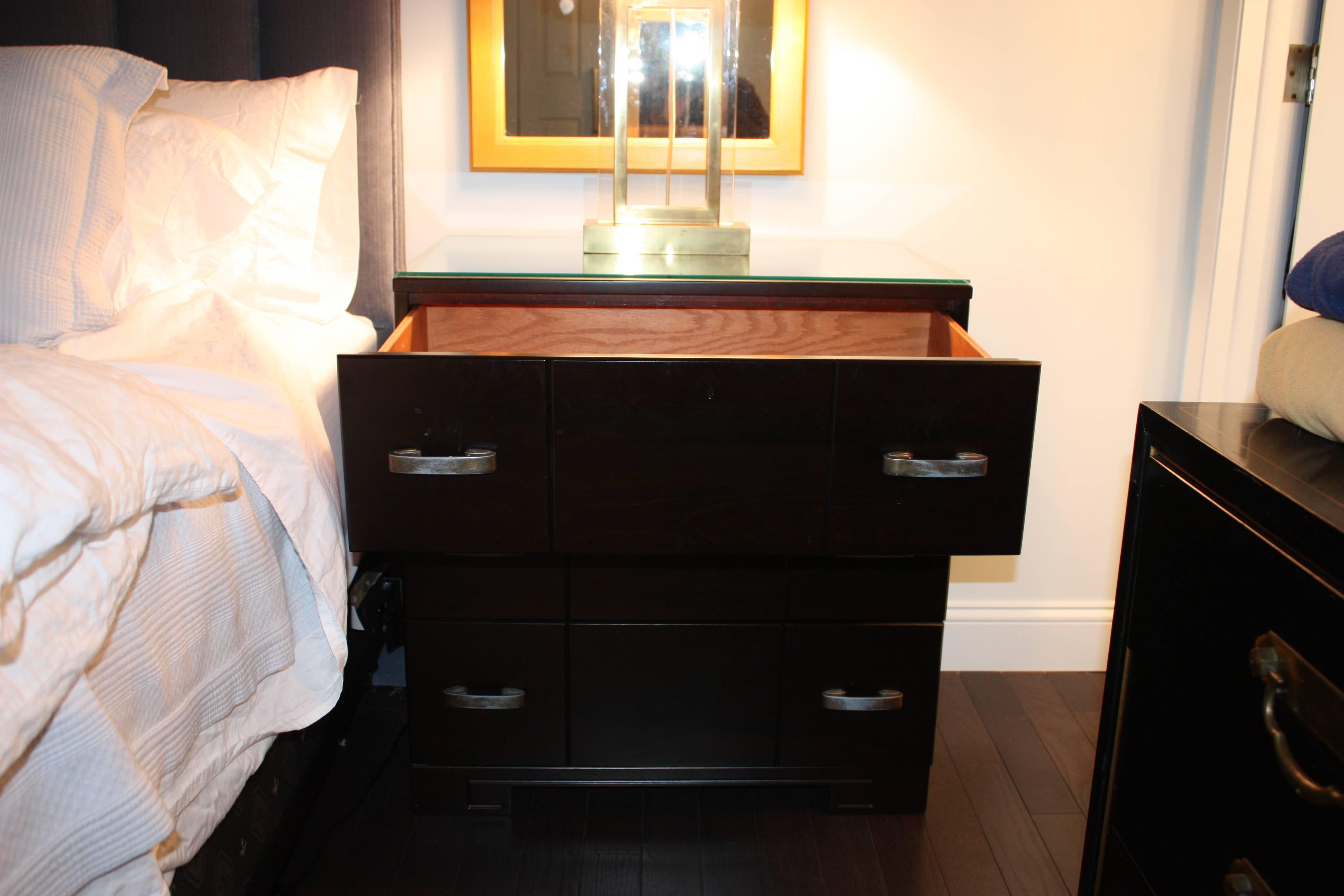 Pair of Bedside Chests For Sale 4