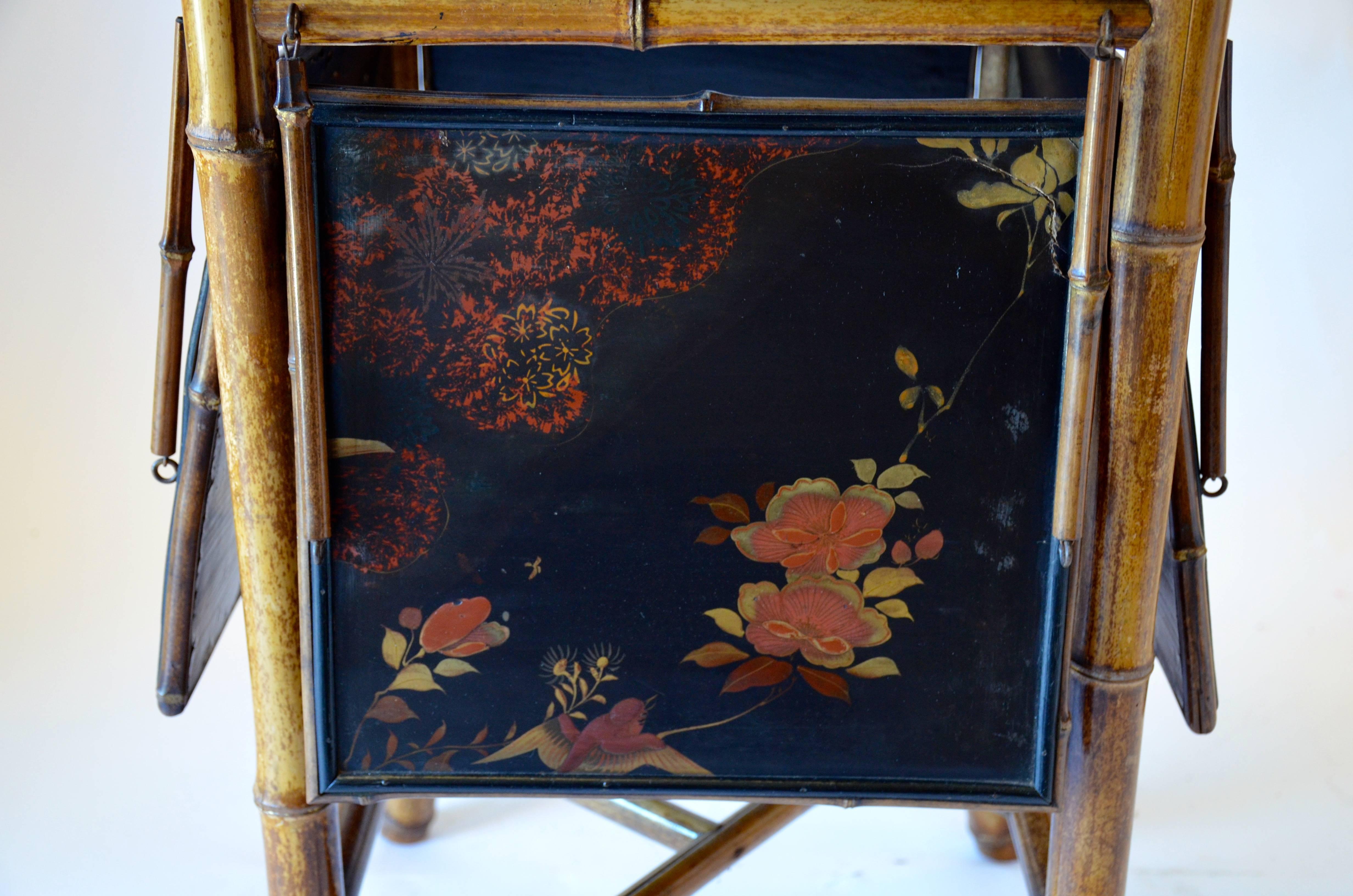 Mid-19th Century Multi-Tiered Chinoiserie Tea Table For Sale