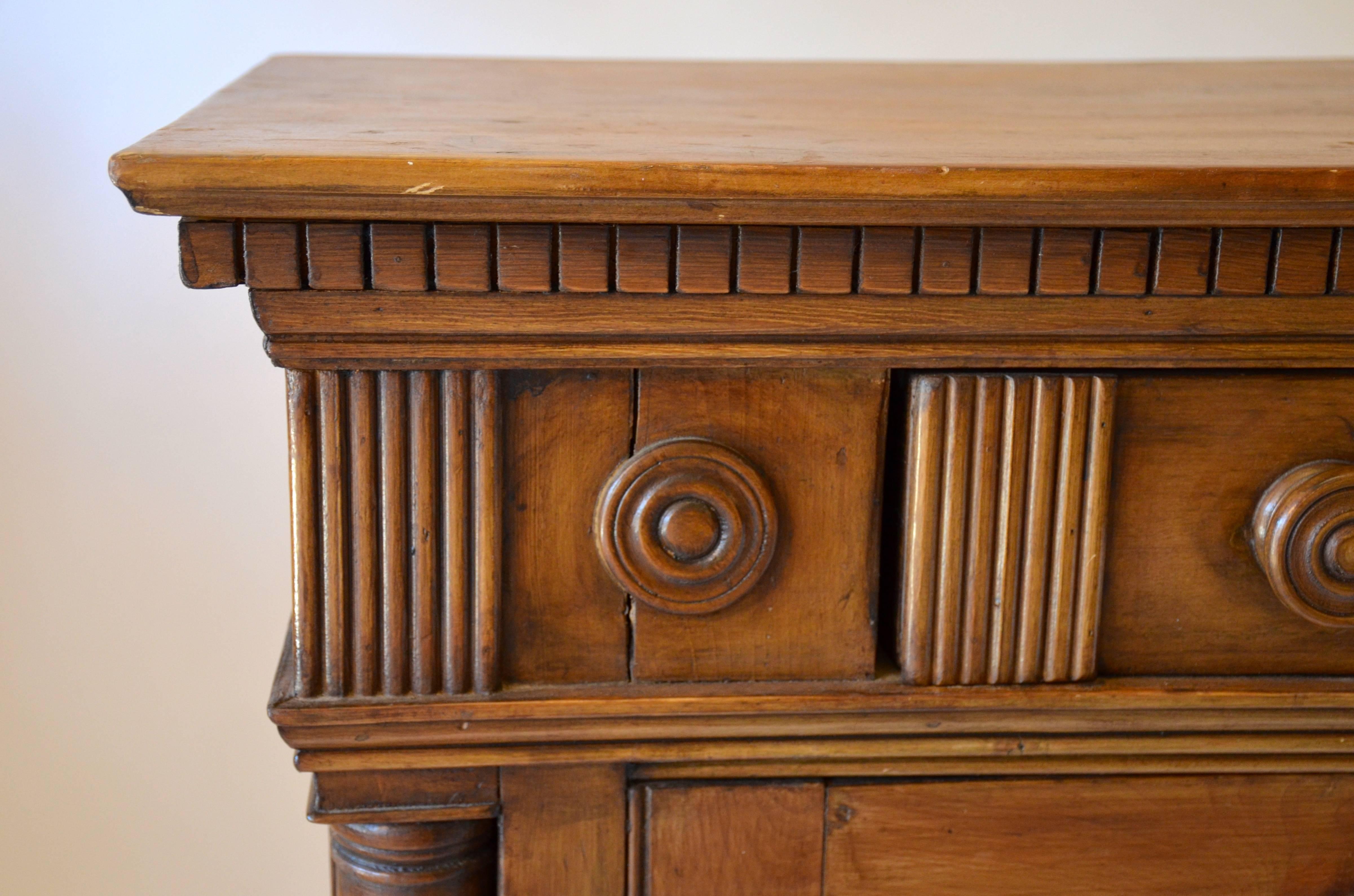 Mid-19th Century Walnut Cabinet For Sale