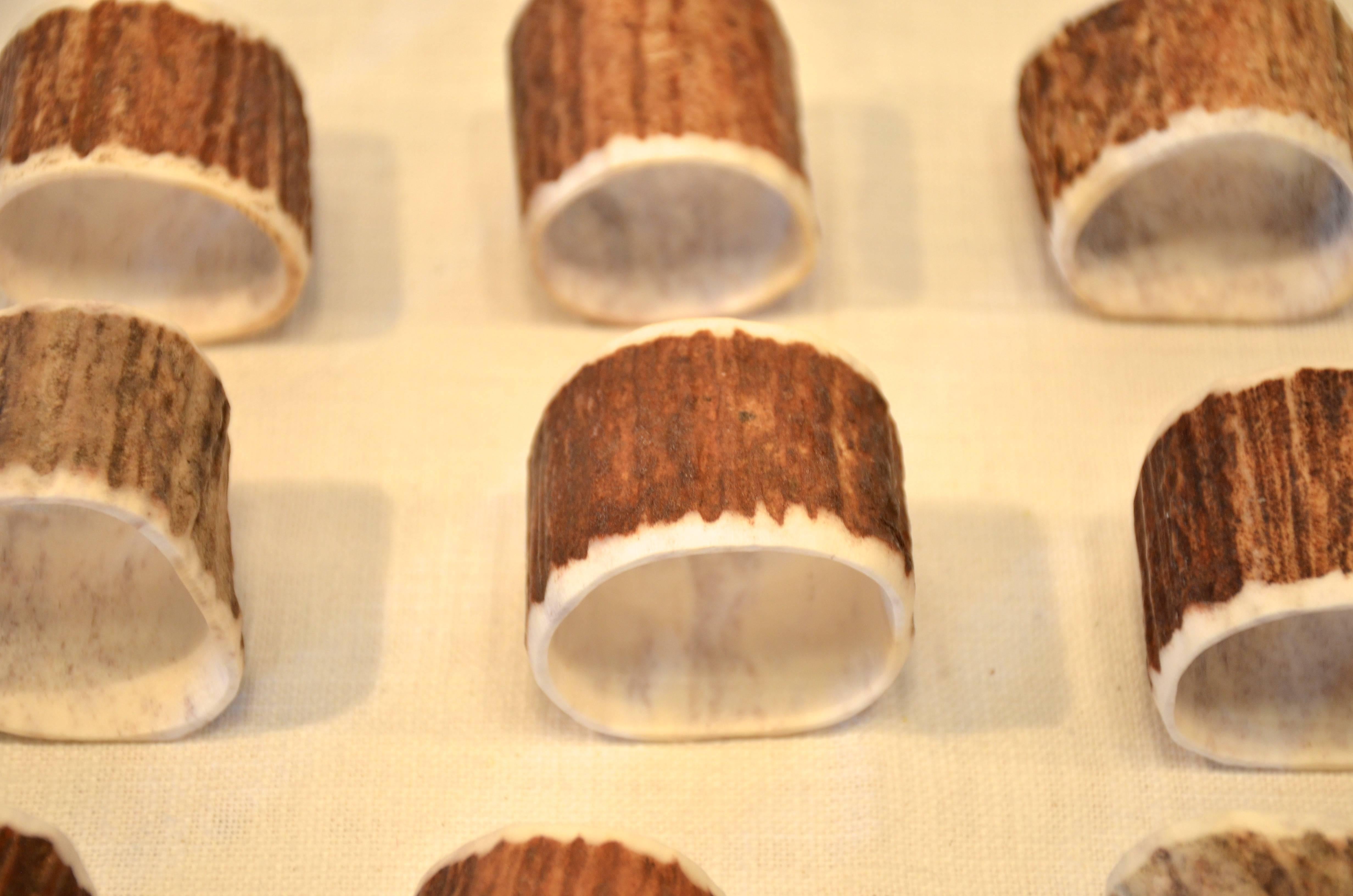 Set of Nine Napkin Rings In Good Condition For Sale In Southampton, NY
