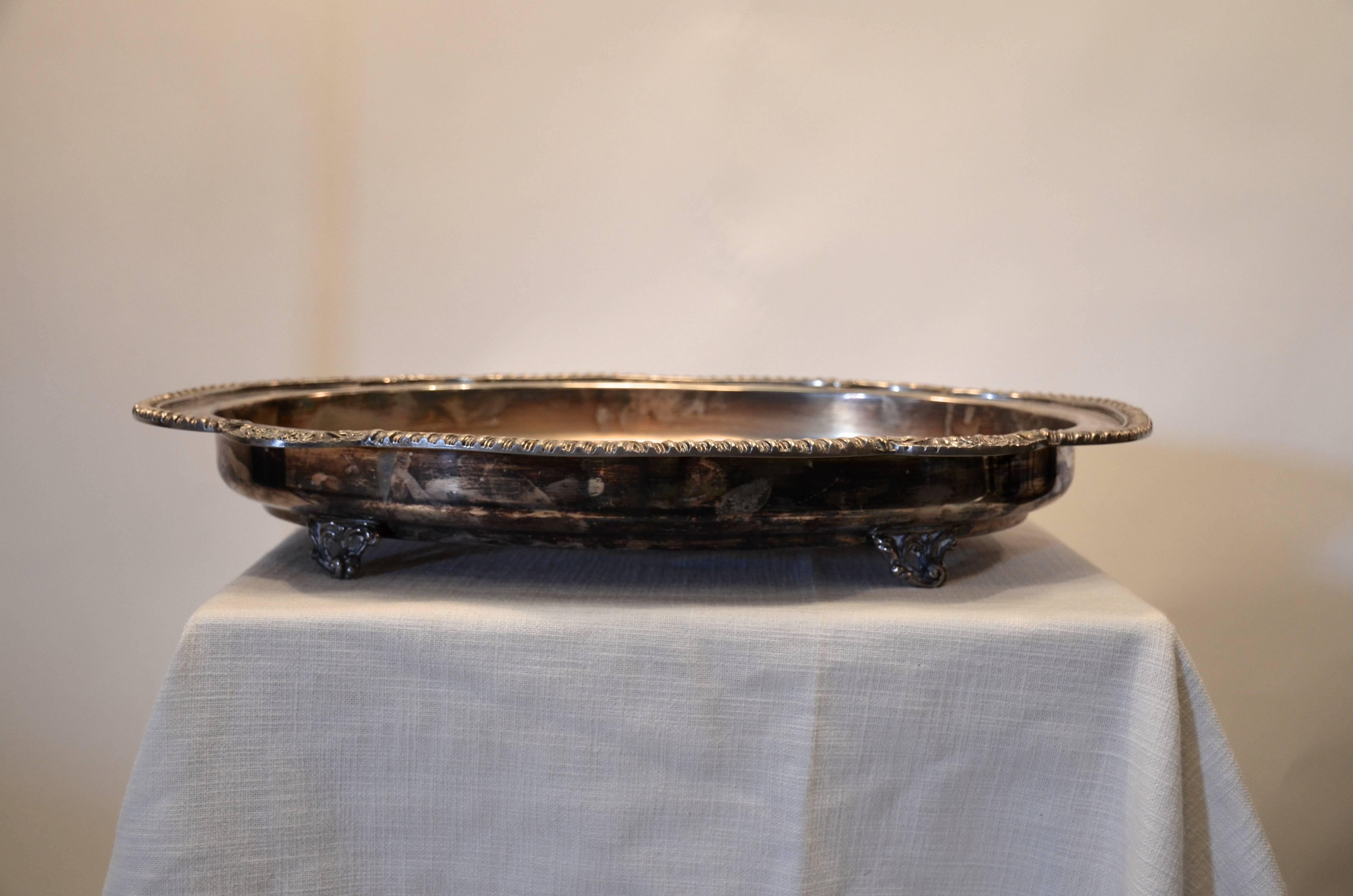 Silver Tray For Sale 1
