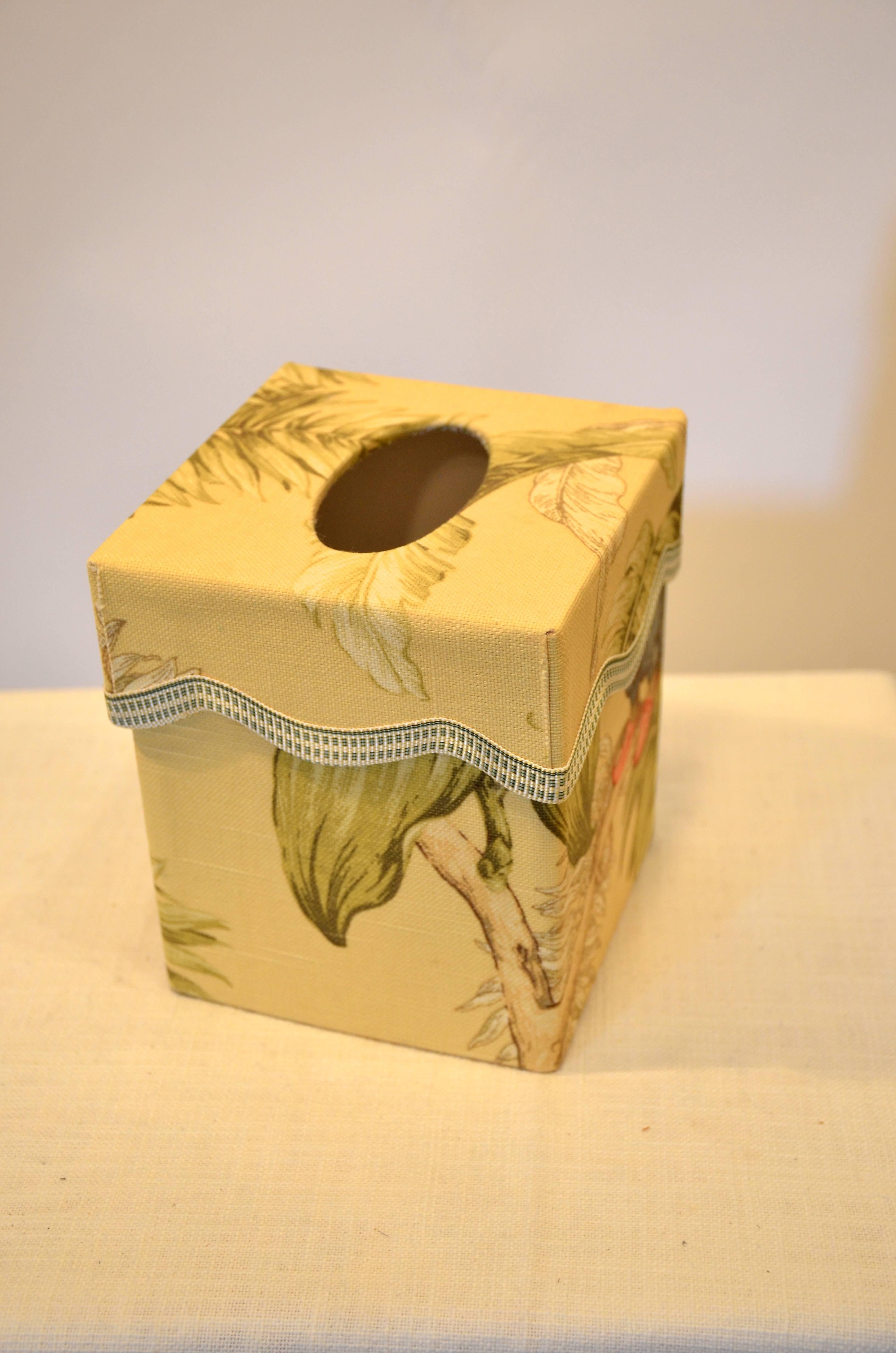 Tissue Box Cover In Good Condition For Sale In Southampton, NY