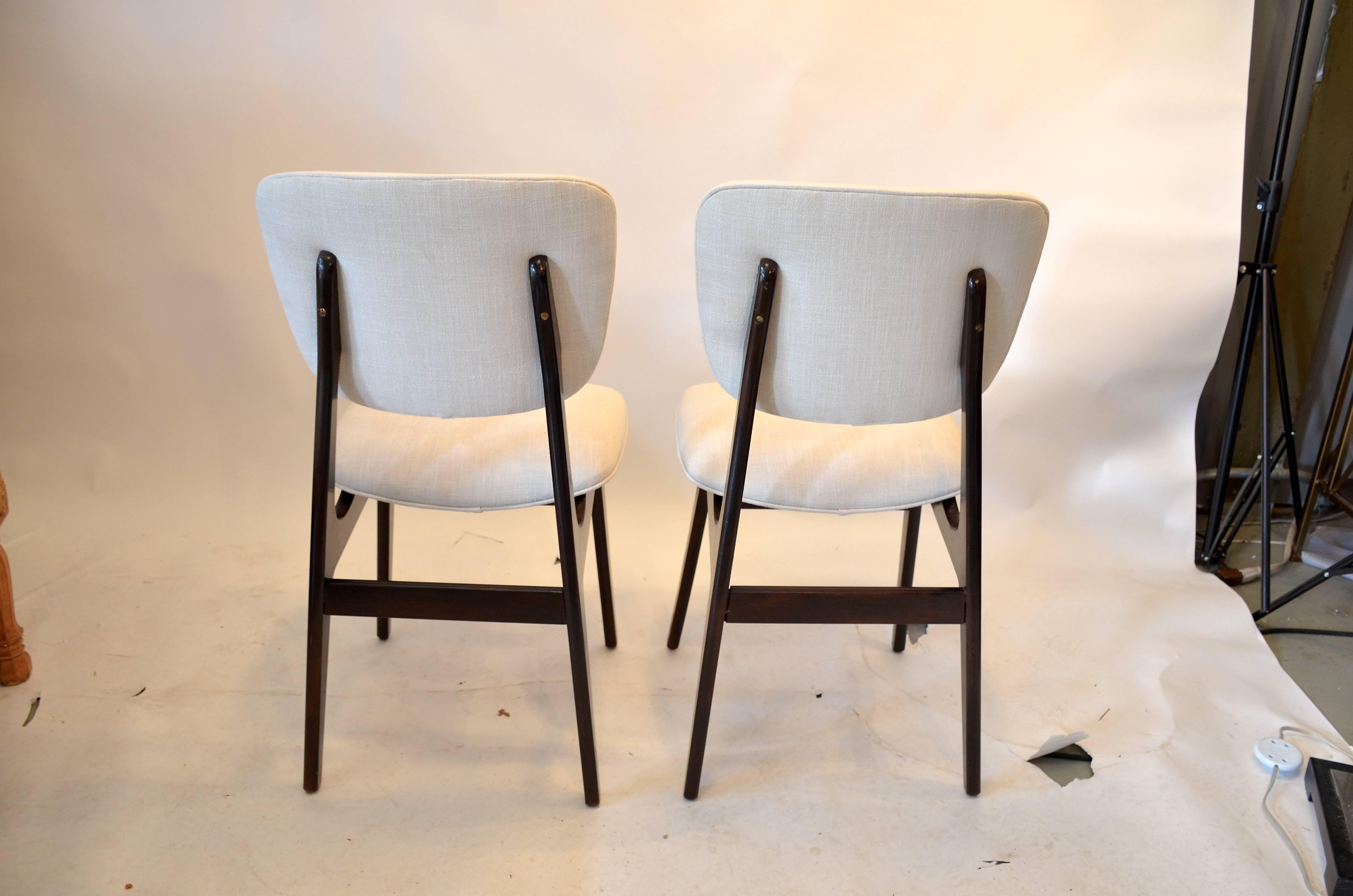 Set of Four Mid-Century Chairs For Sale 2