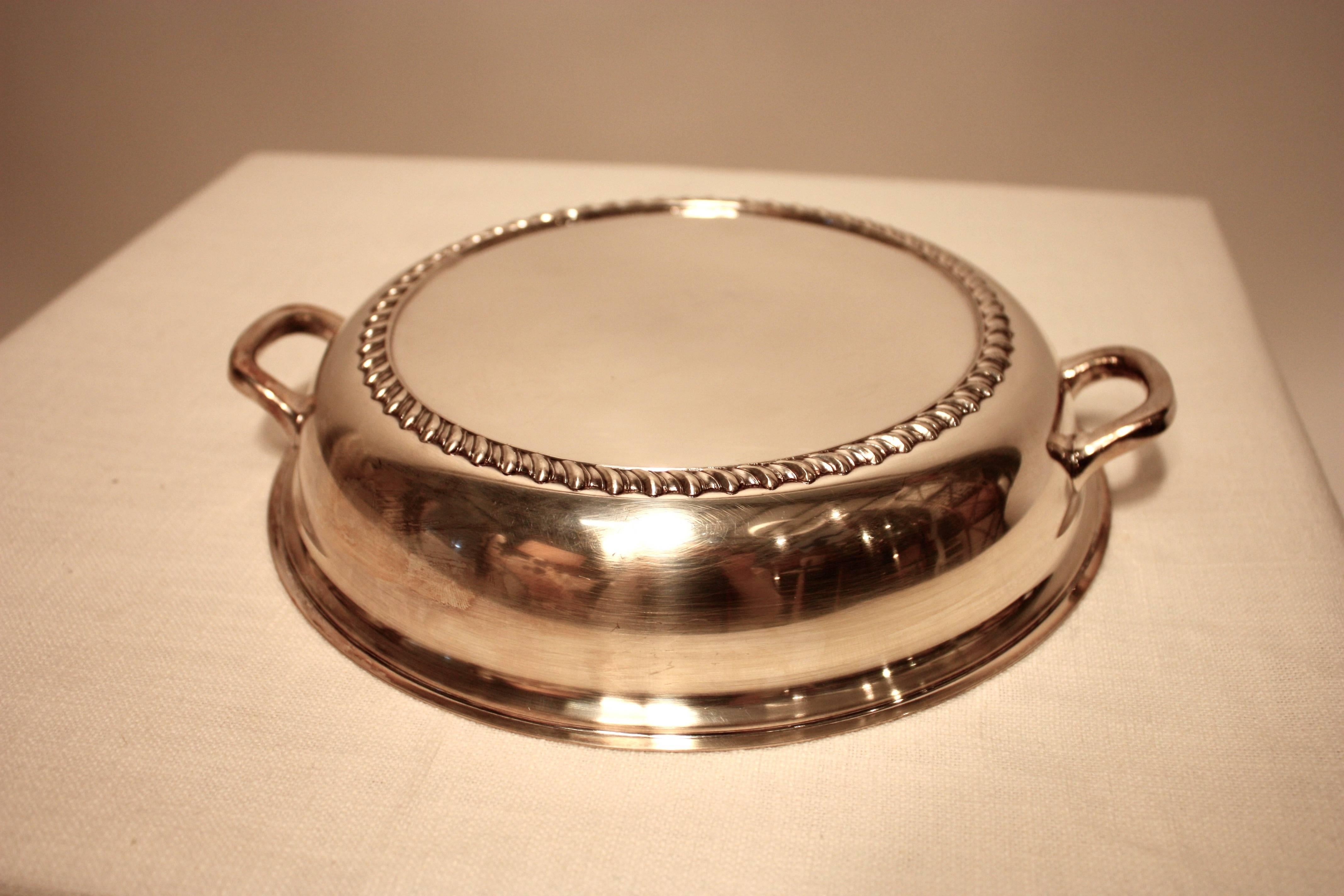 Silver Bowl In Good Condition For Sale In Southampton, NY