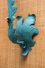 Green Iron Sconce