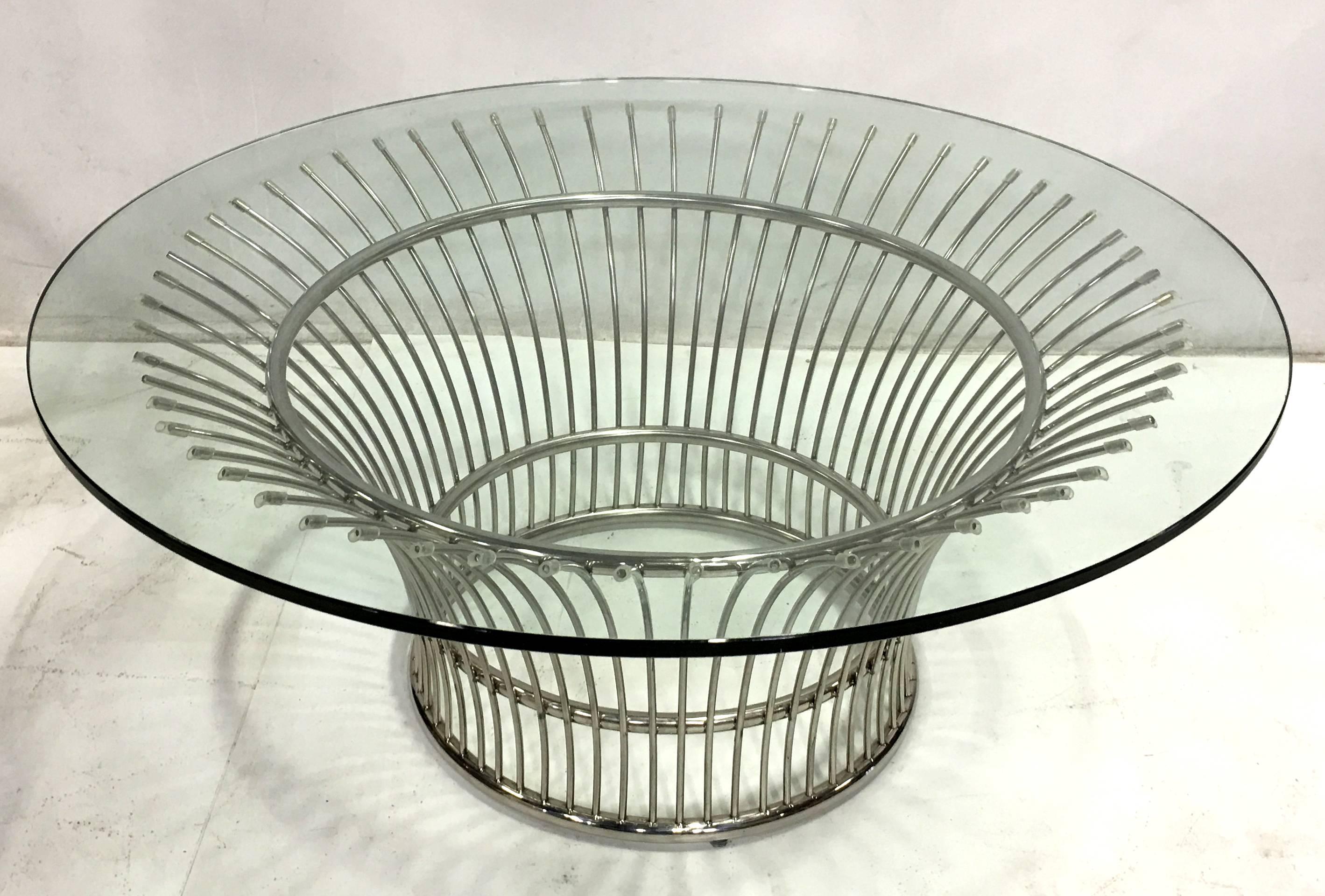 Mid-Century Modern Coffee Table after Warren Platner