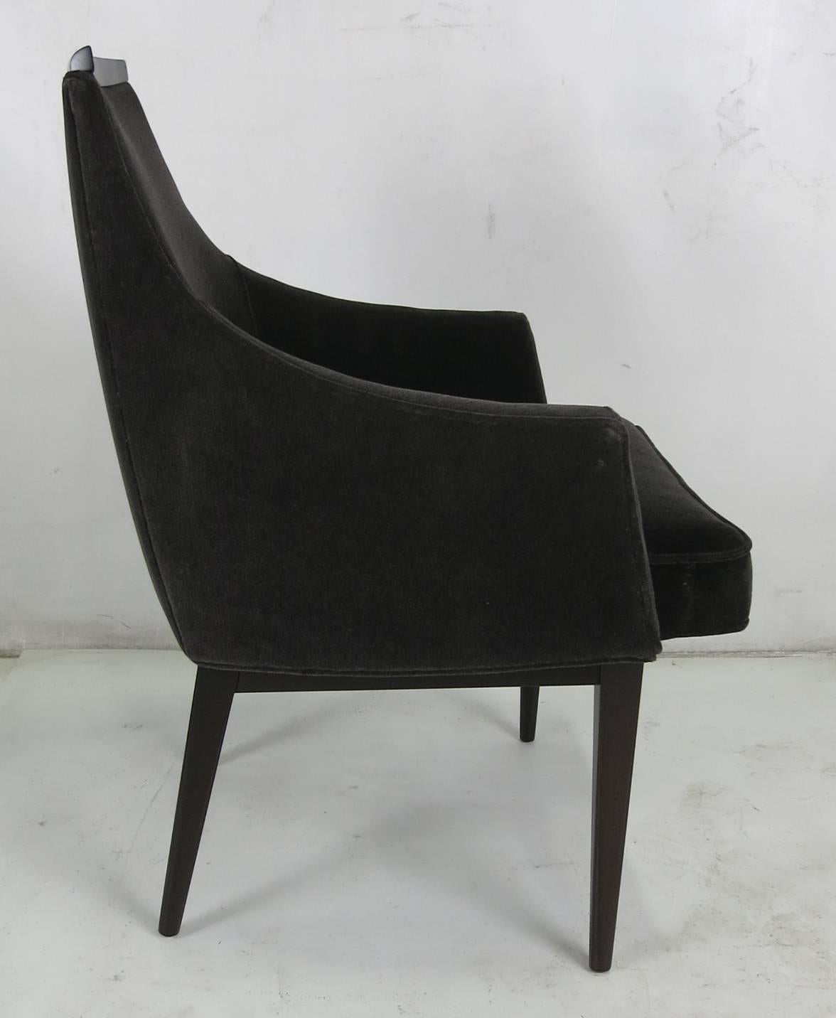 Mid-Century Modern Lounge Chair by Kipp Stewart for Calvin Furniture For Sale