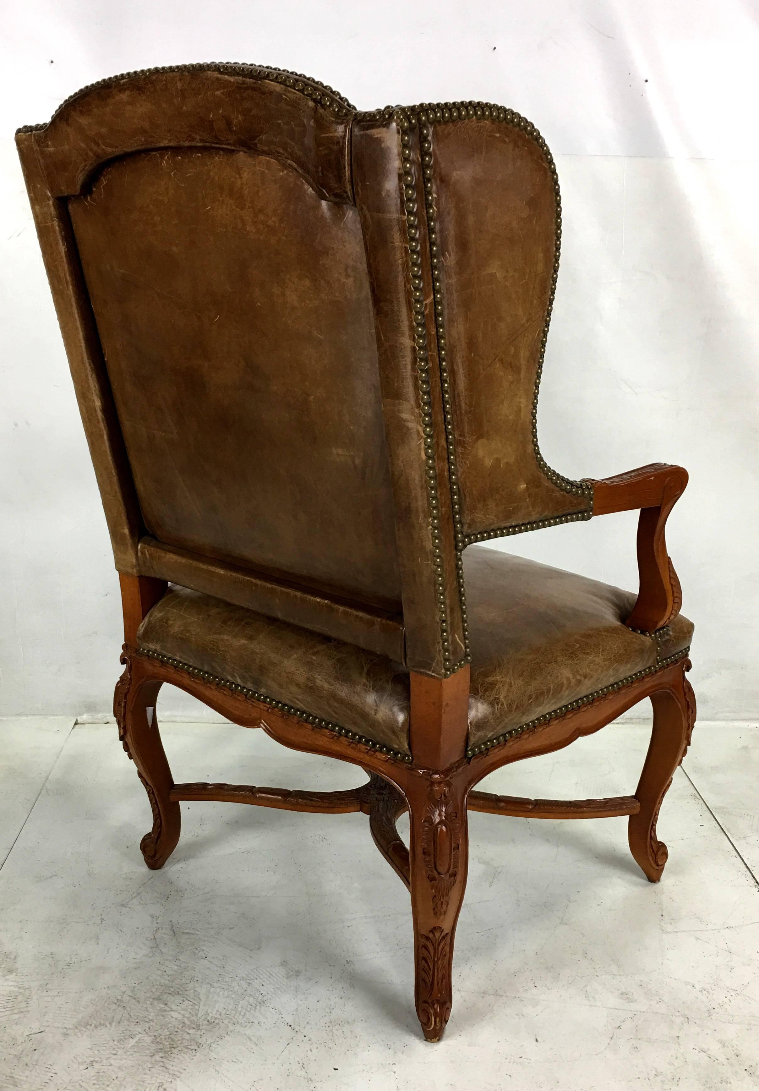 ralph lauren wingback chair