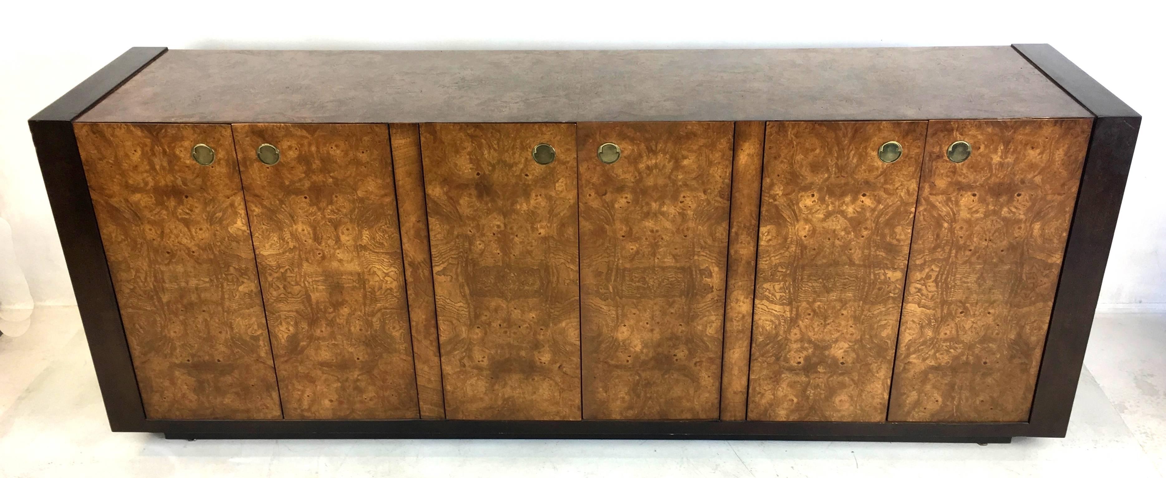 burl wood sideboard