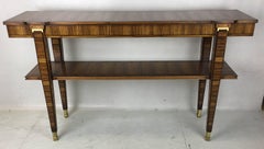 Konsole aus Zebraholz Lucien Rollin Kollektion von William Switzer