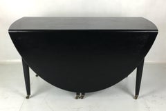 Oval Drop-Leaf Dining Table by Edward Wormley for Dunbar