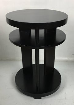 Paire de tables d'appoint en acajou ébénisé de Paul Laszlo