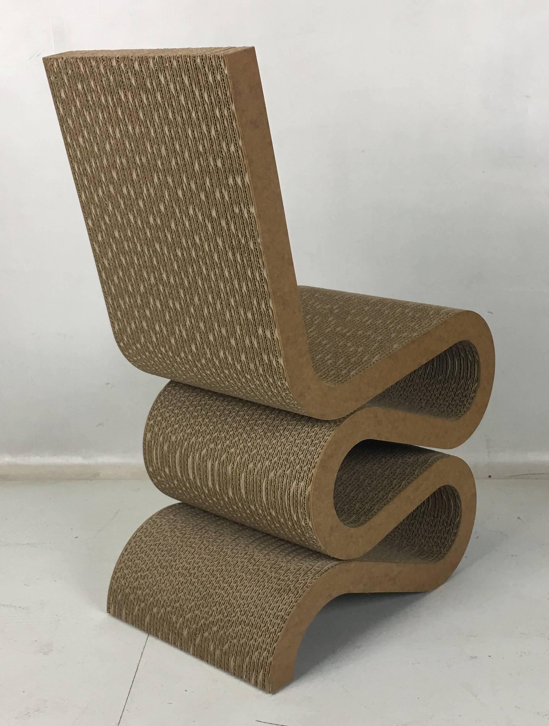 frank gehry wiggle chair