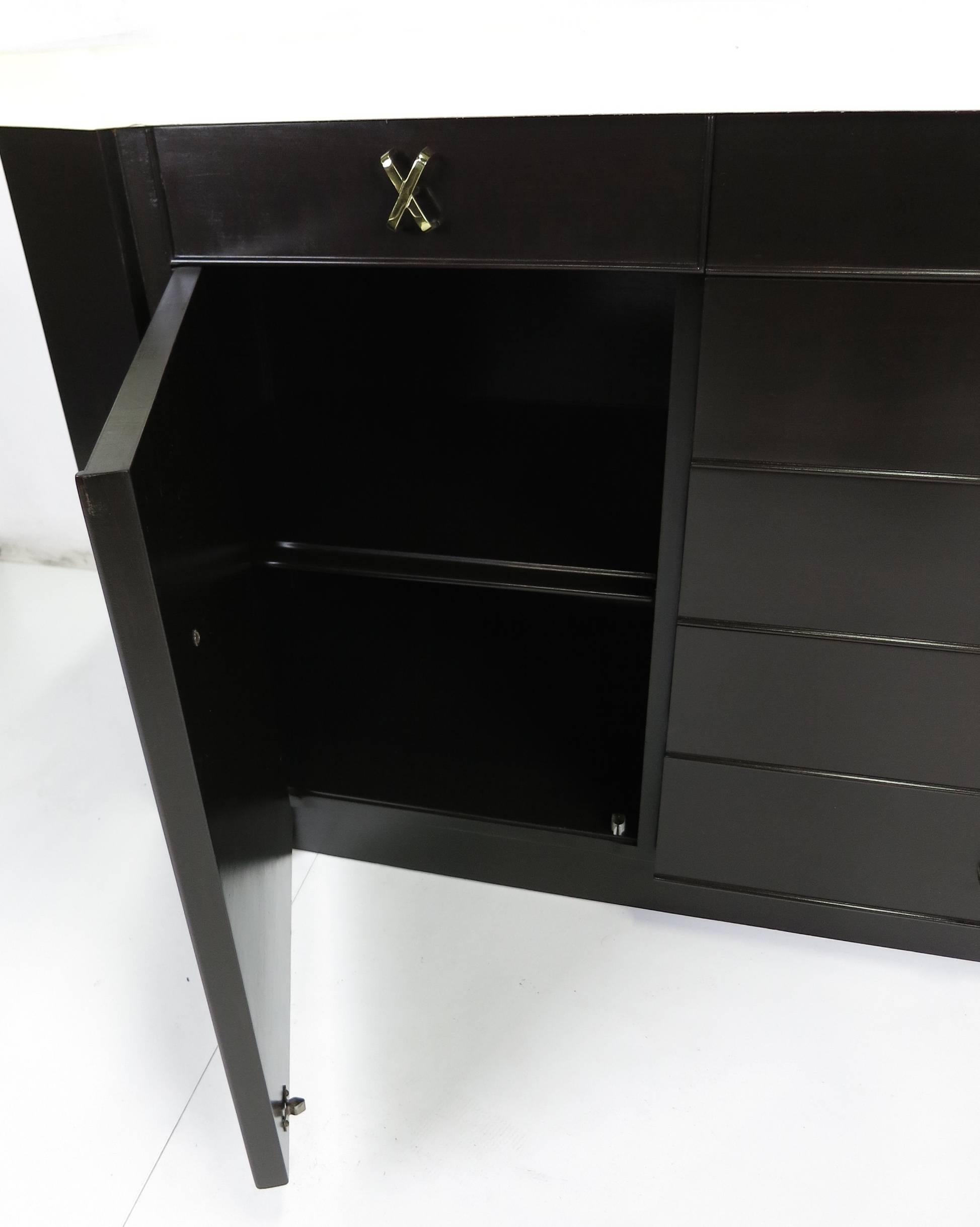 Modern Fine Cork Top Sideboard by Paul Frankl for Johnson