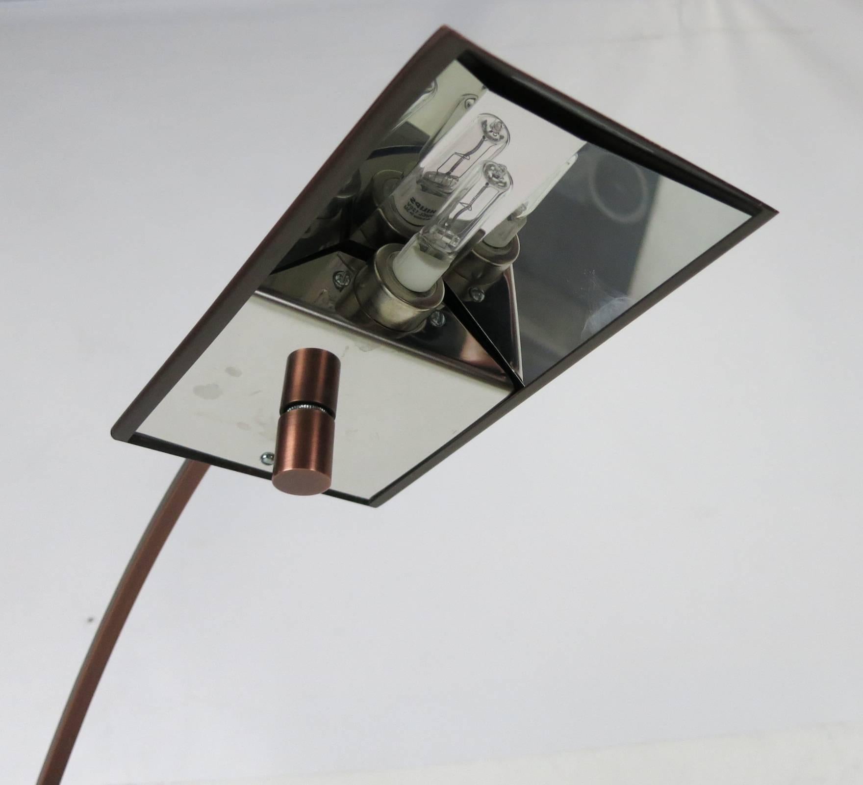 Plated Modern Satin Bronze Pharmacy Lamp by Casella