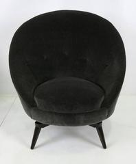 Pair of Royère Style Swivel Egg Chairs