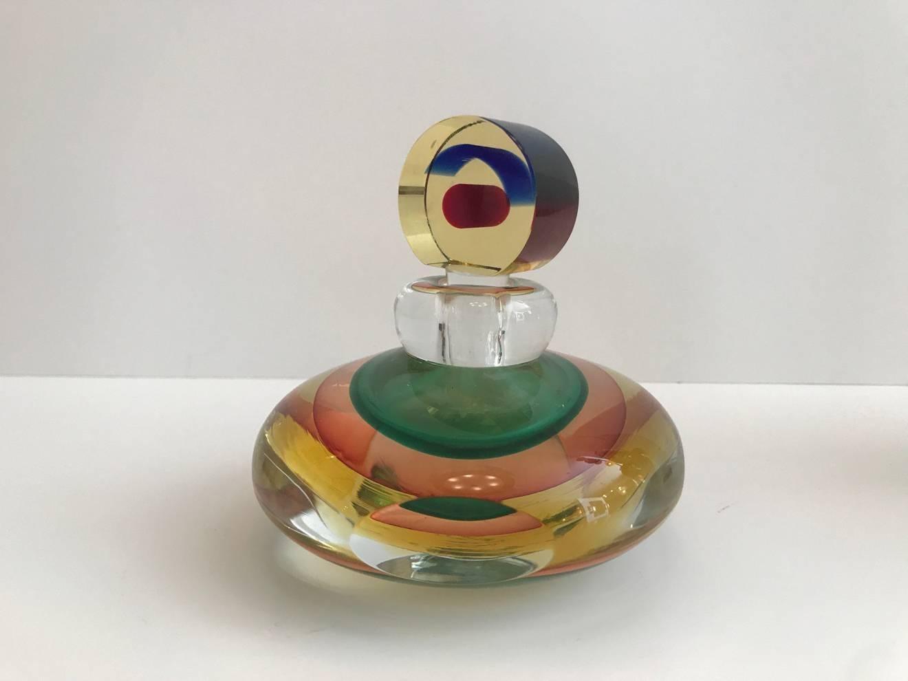 Group of  Three Murano Glass Perfume Bottles 1