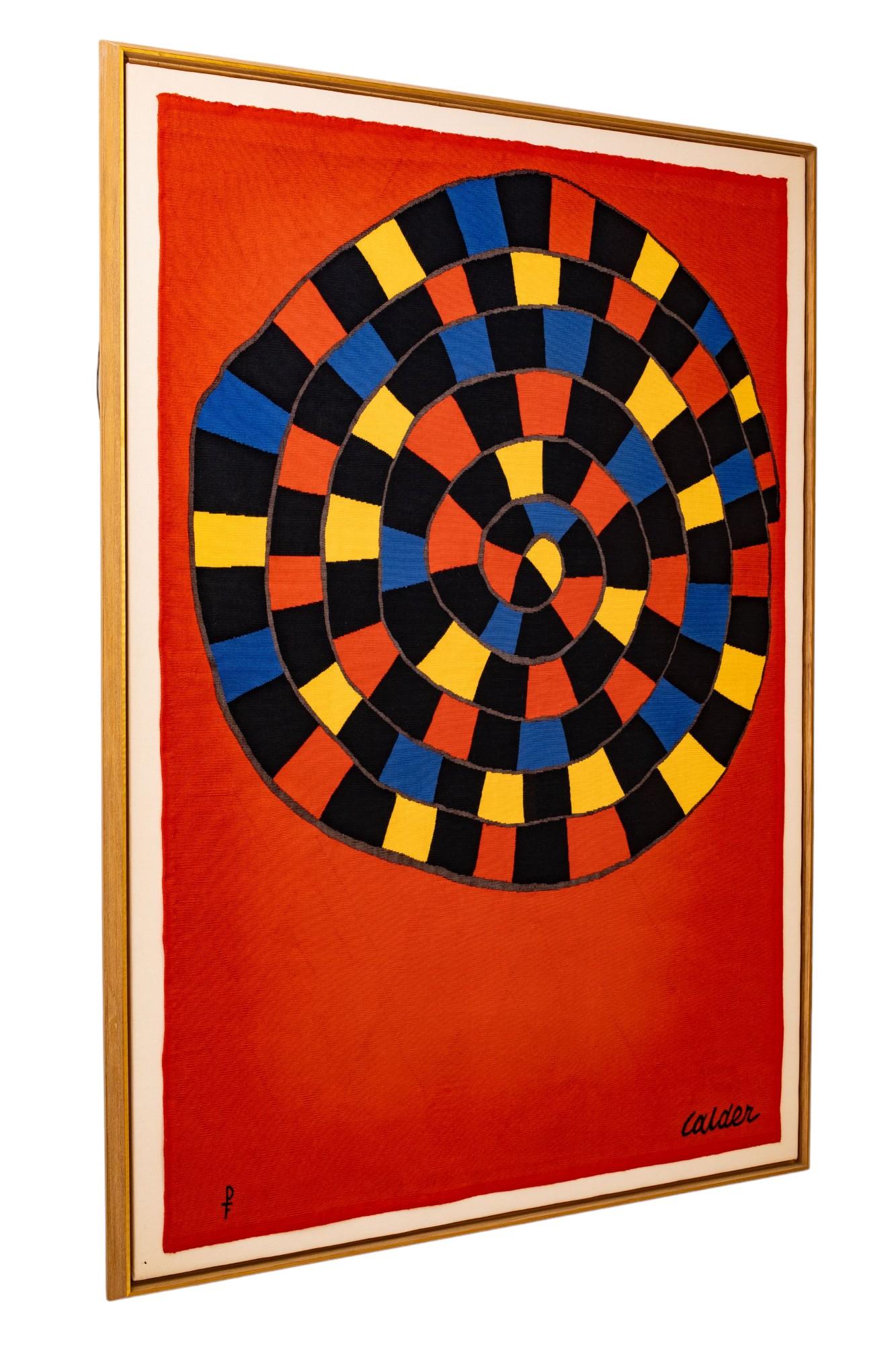 Tapestry by Pinton Freres and  Alexander Calder 
Woven wool
Titled 