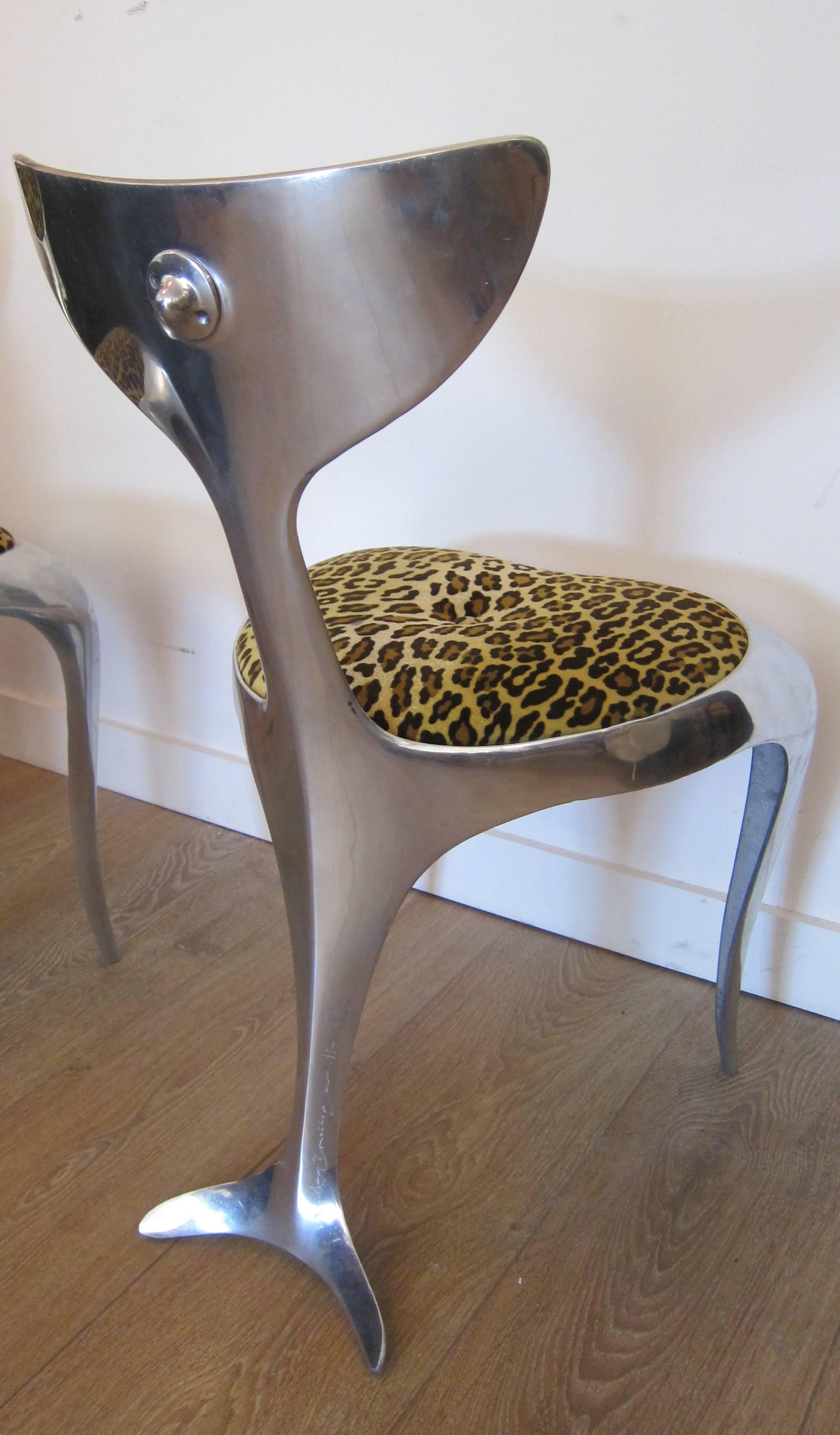 Pair of  Dolphin Tail Chairs by Mark Brazier-Jones In Excellent Condition In Miami, FL