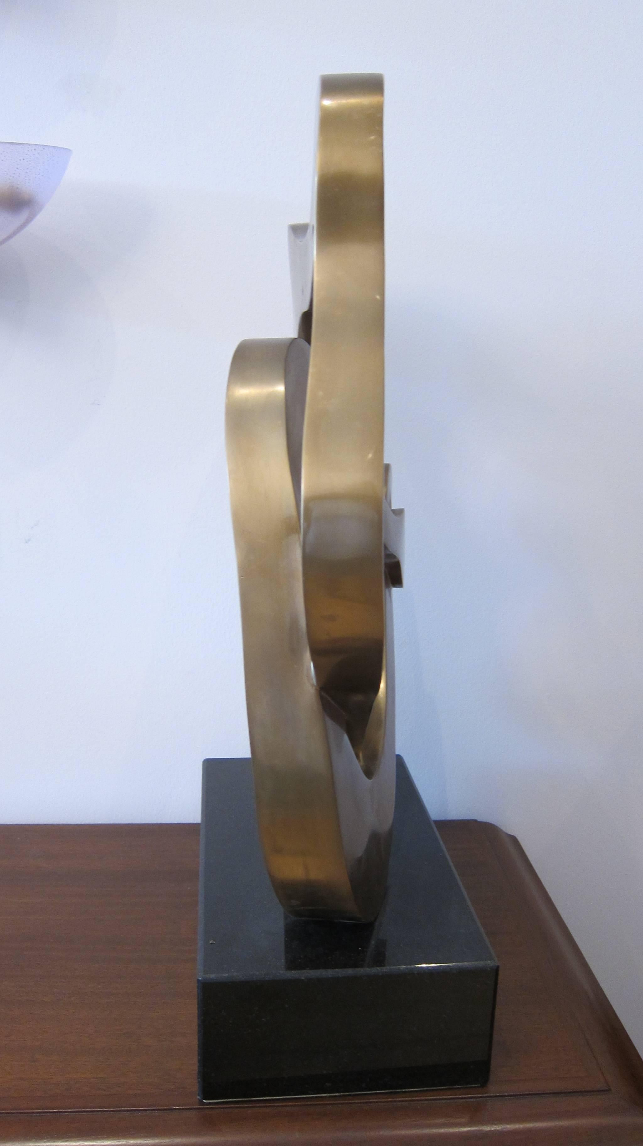 Mid-Century Modern Free-Form Bronze Sculpture