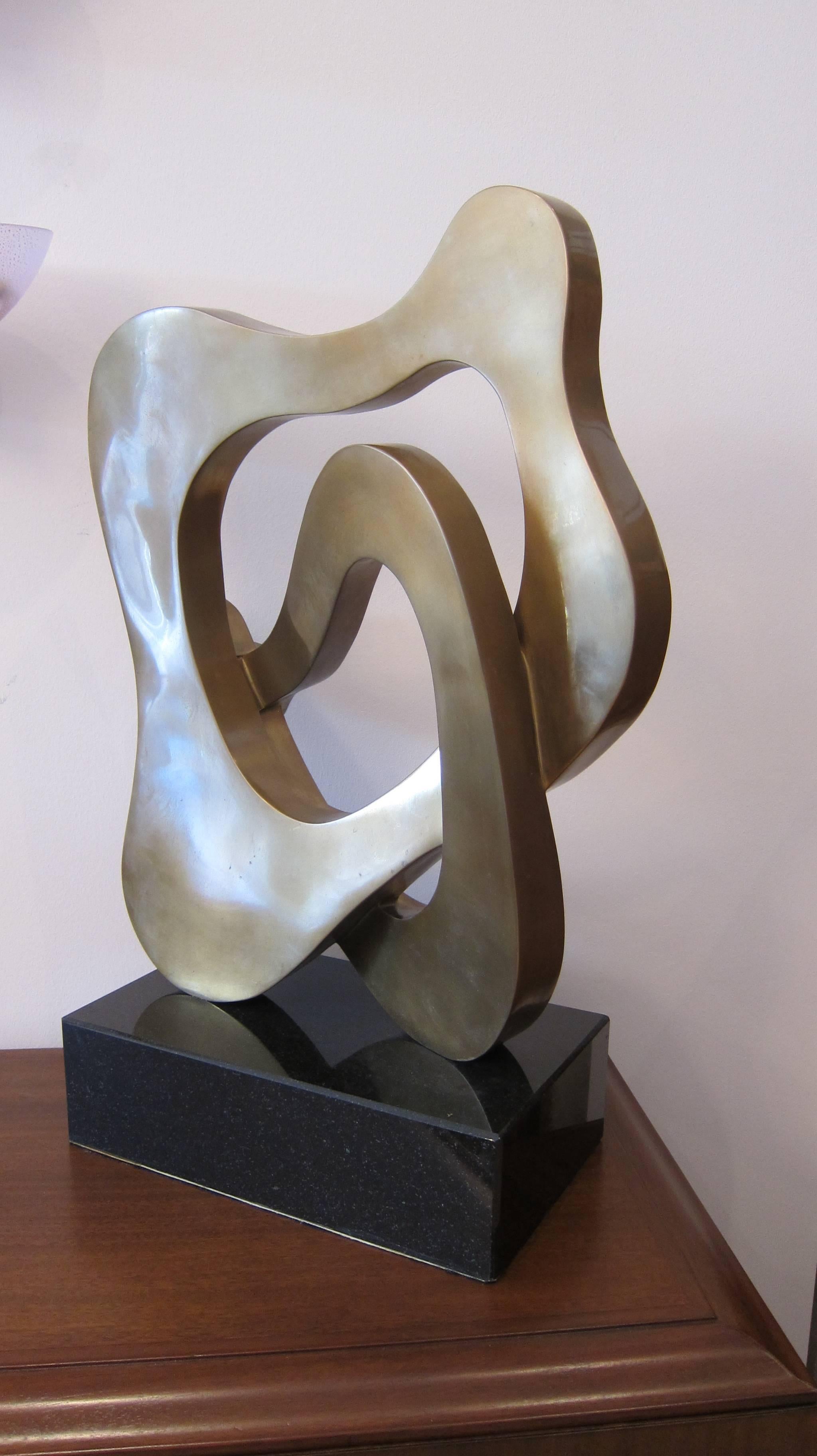 American Free-Form Bronze Sculpture