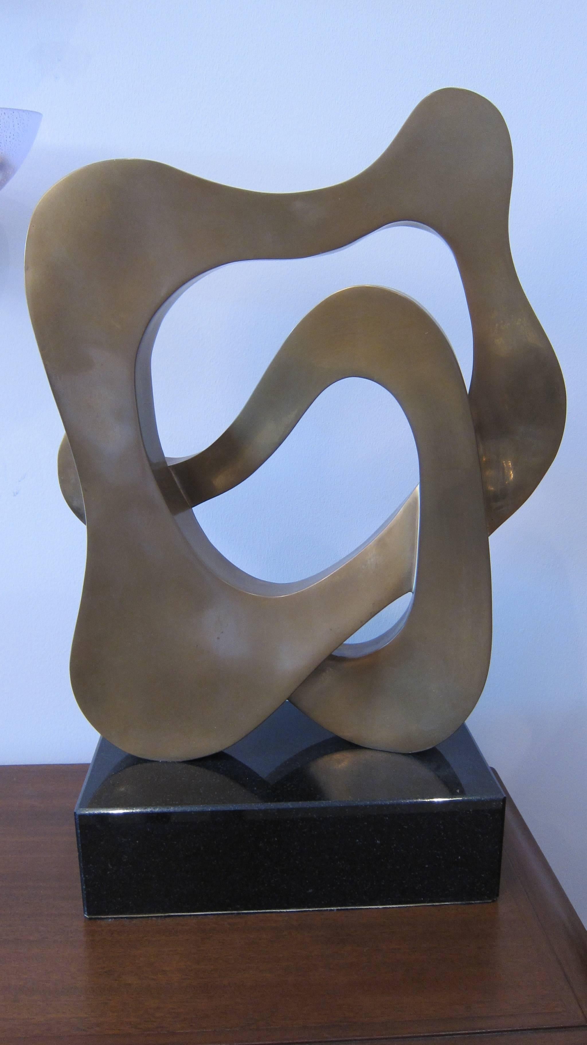 Free-Form Bronze Sculpture In Excellent Condition In Miami, FL