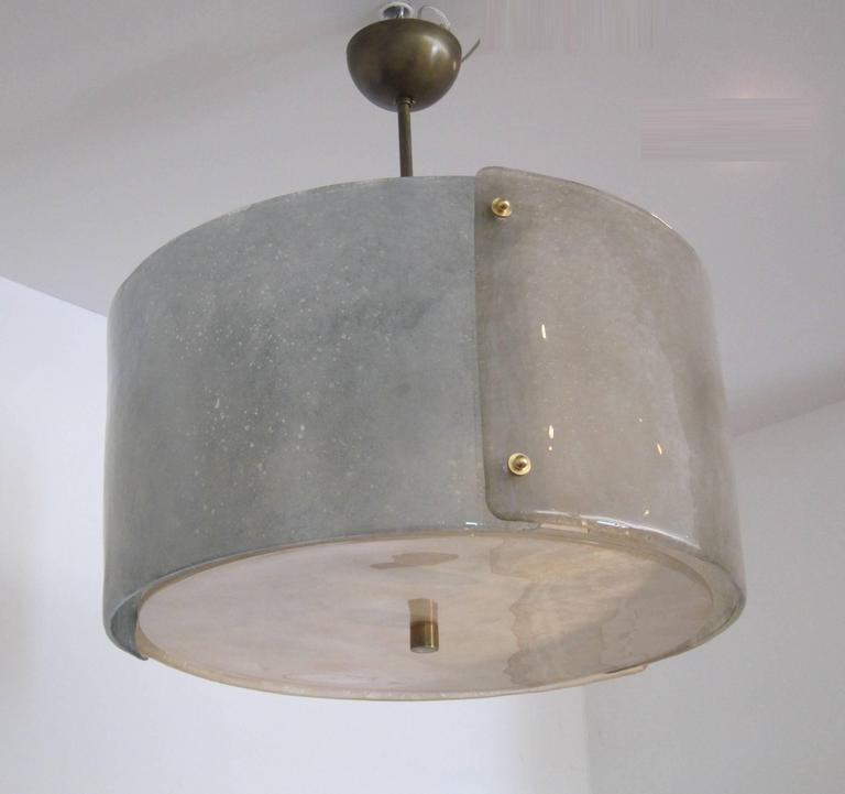 Murano Glass Drum Chandelier at 1stDibs modern drum chandelier