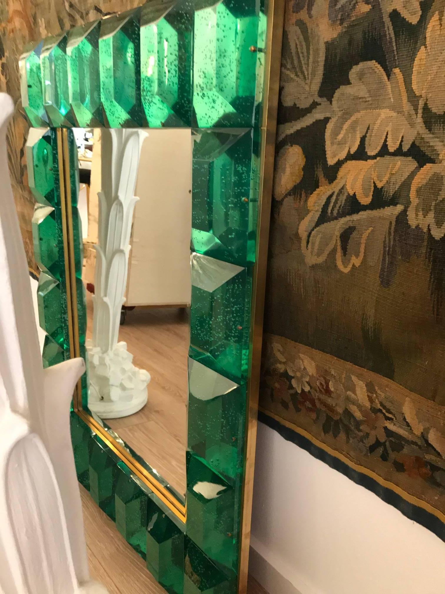 emerald green mirror