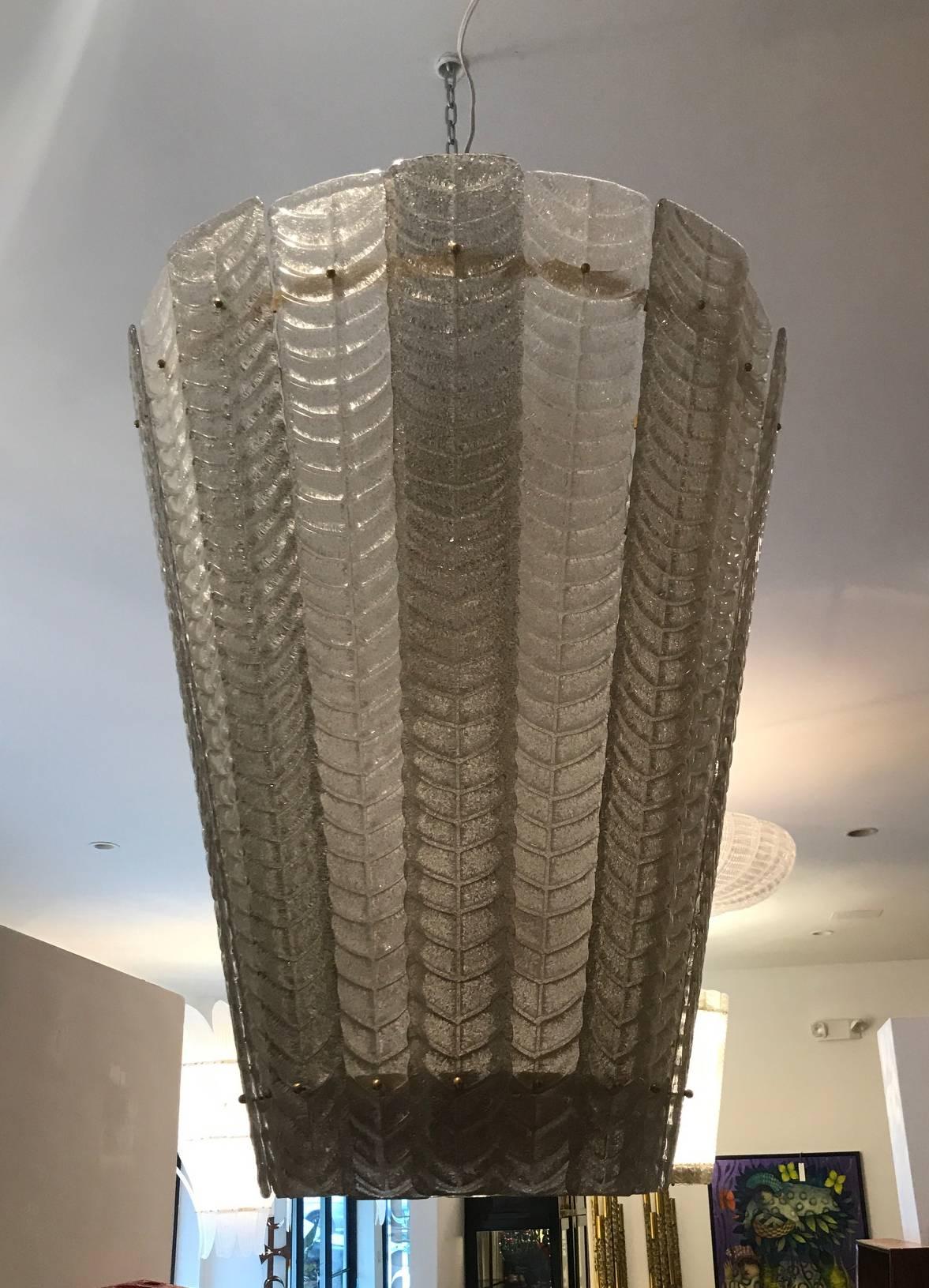 Italian Large Murano Glass Lantern or Chandelier