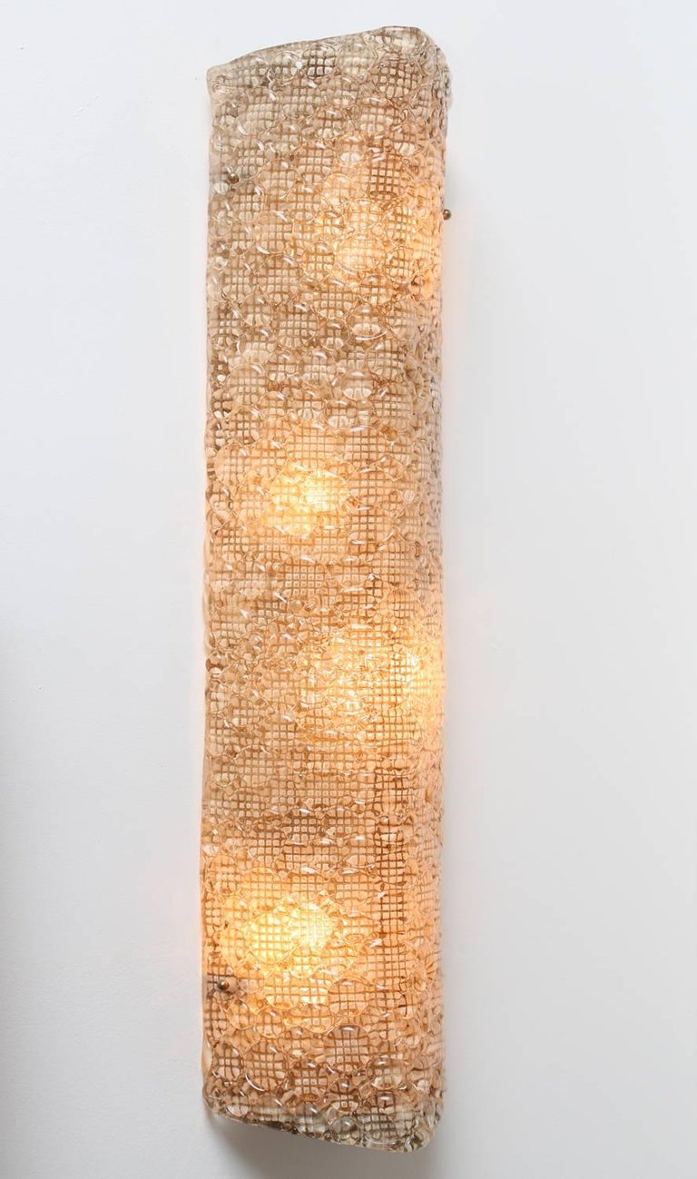 Mid-Century Modern Style Large Murano Glass Wall Sconces For Sale at 1stdibs