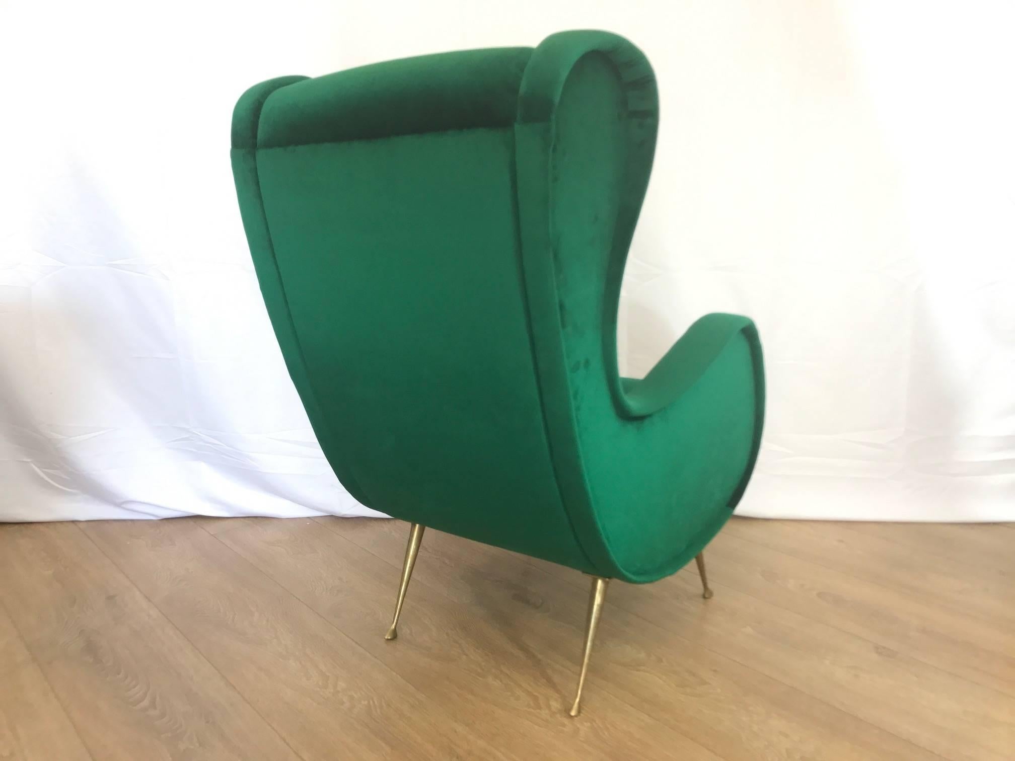 Mid-Century Modern Italy 1950s Lounge Chair