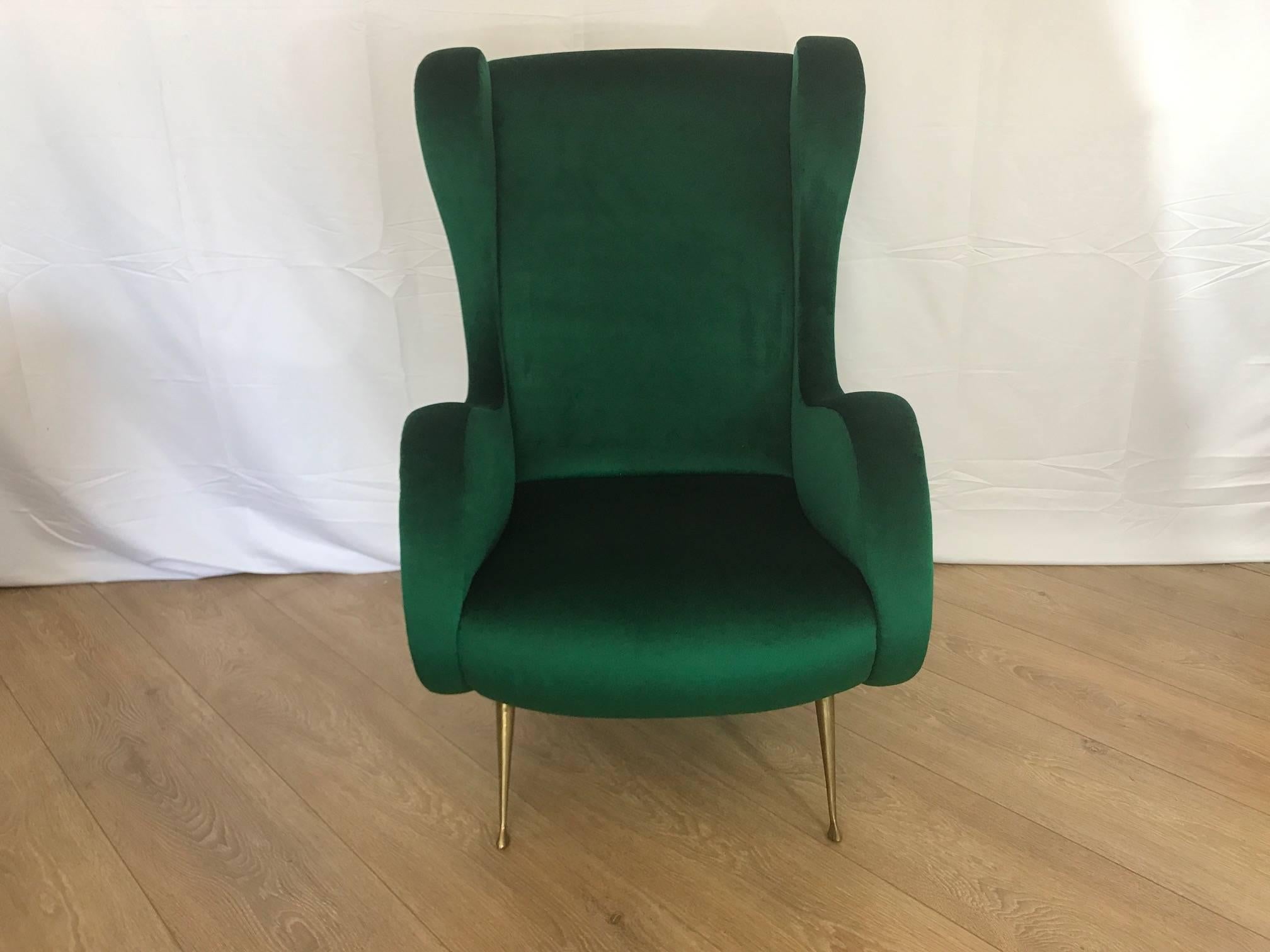 Italy 1950s Lounge Chair In Excellent Condition In Miami, FL