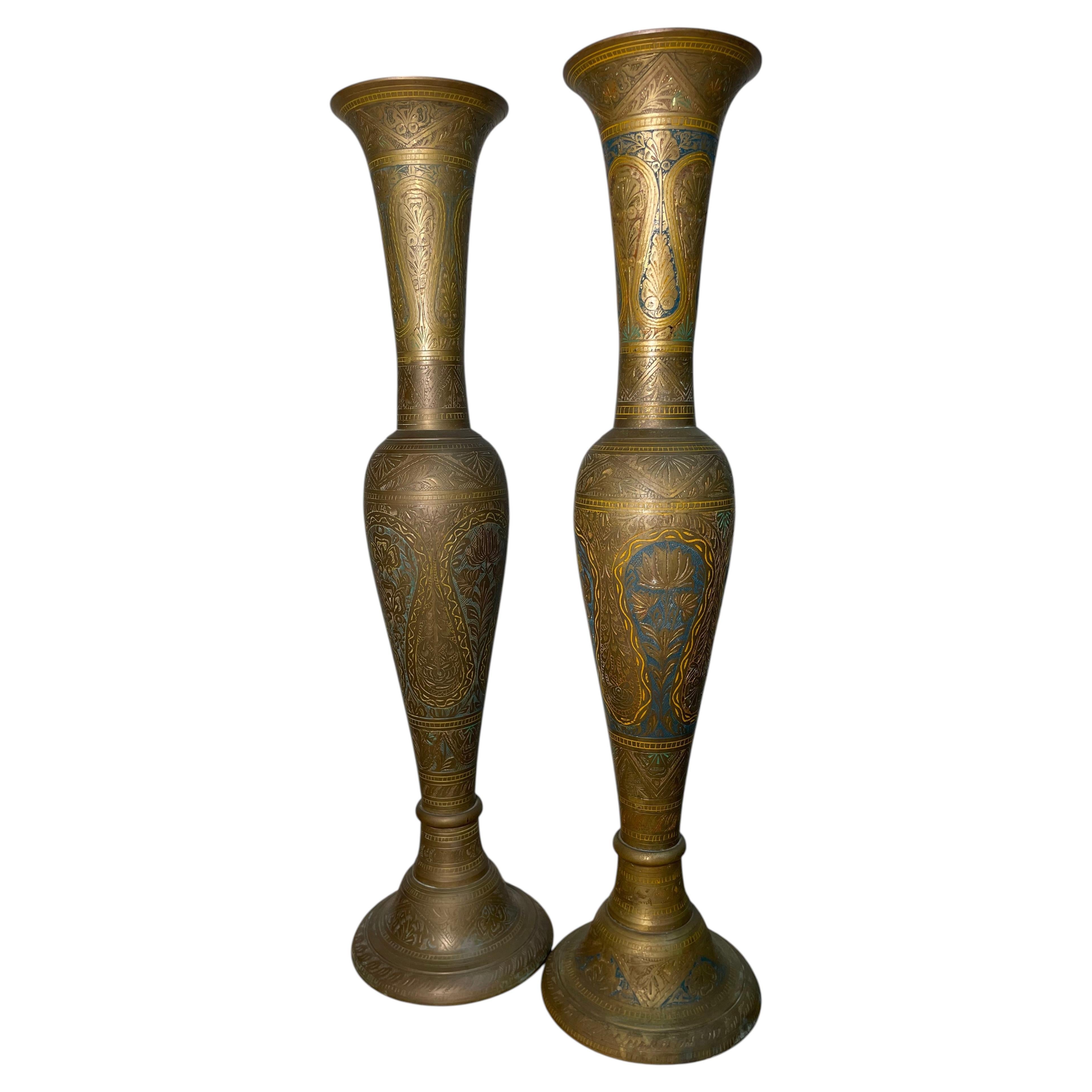 French 19th Century Wrought Iron Urns For Sale