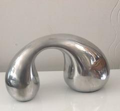 20th Century Scandinavian Modern Polished Steel Sculpture Peter & Eva Moritz