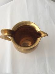 20th Century Hi-End Italian Florence Pampaloni Sterling Gilded Water Pitcher