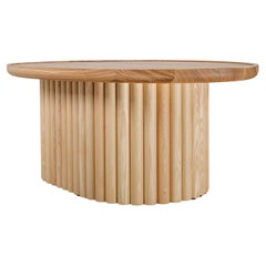 Natürlicher Modern Ash Massivholz Couchtisch