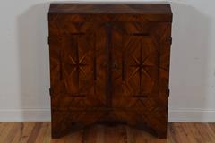 Italian Neoclassical Walnut Veneered Shallow Credenza, Early 19th Century