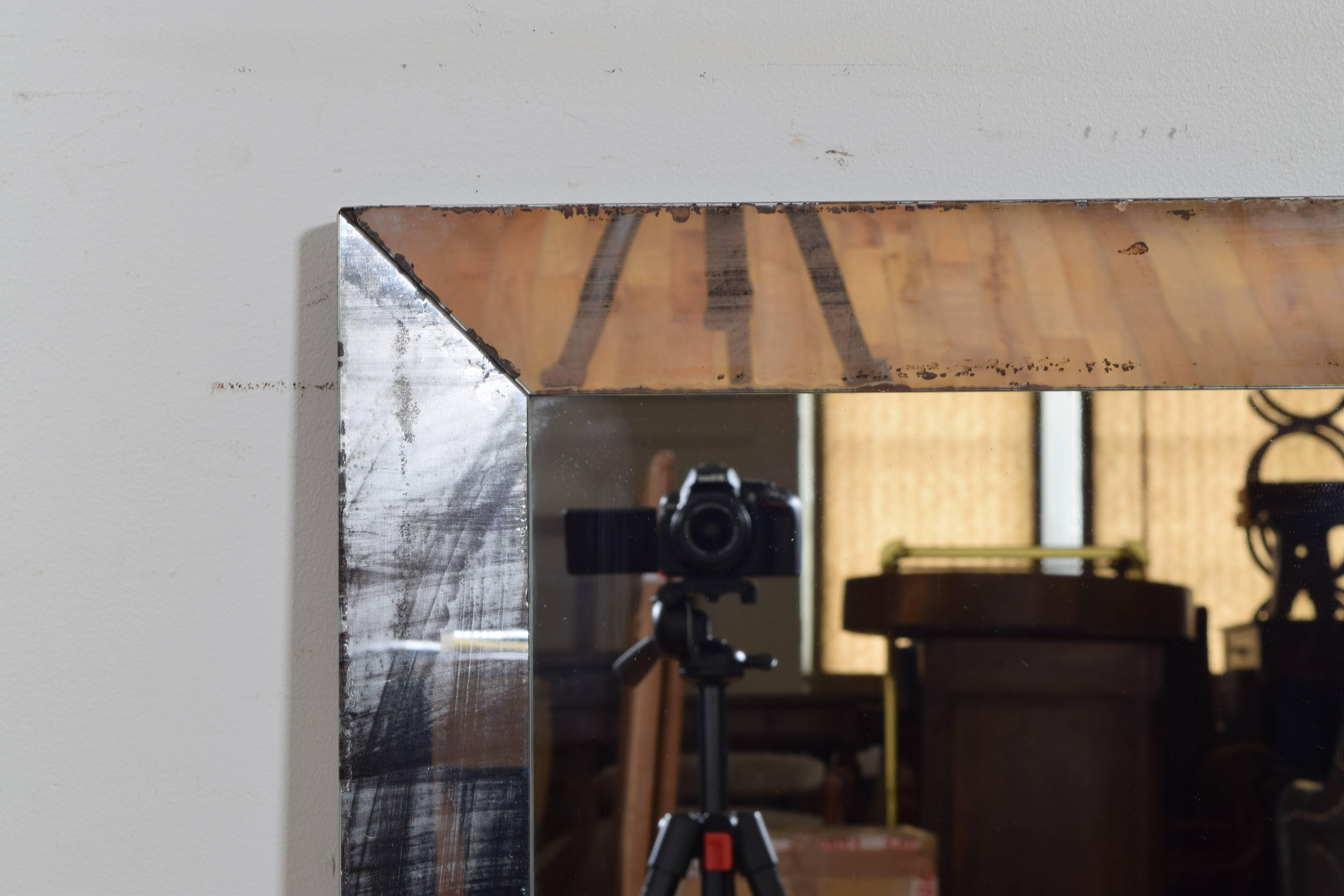 French Late Art Deco Five-Pane Mirror In Excellent Condition In Atlanta, GA