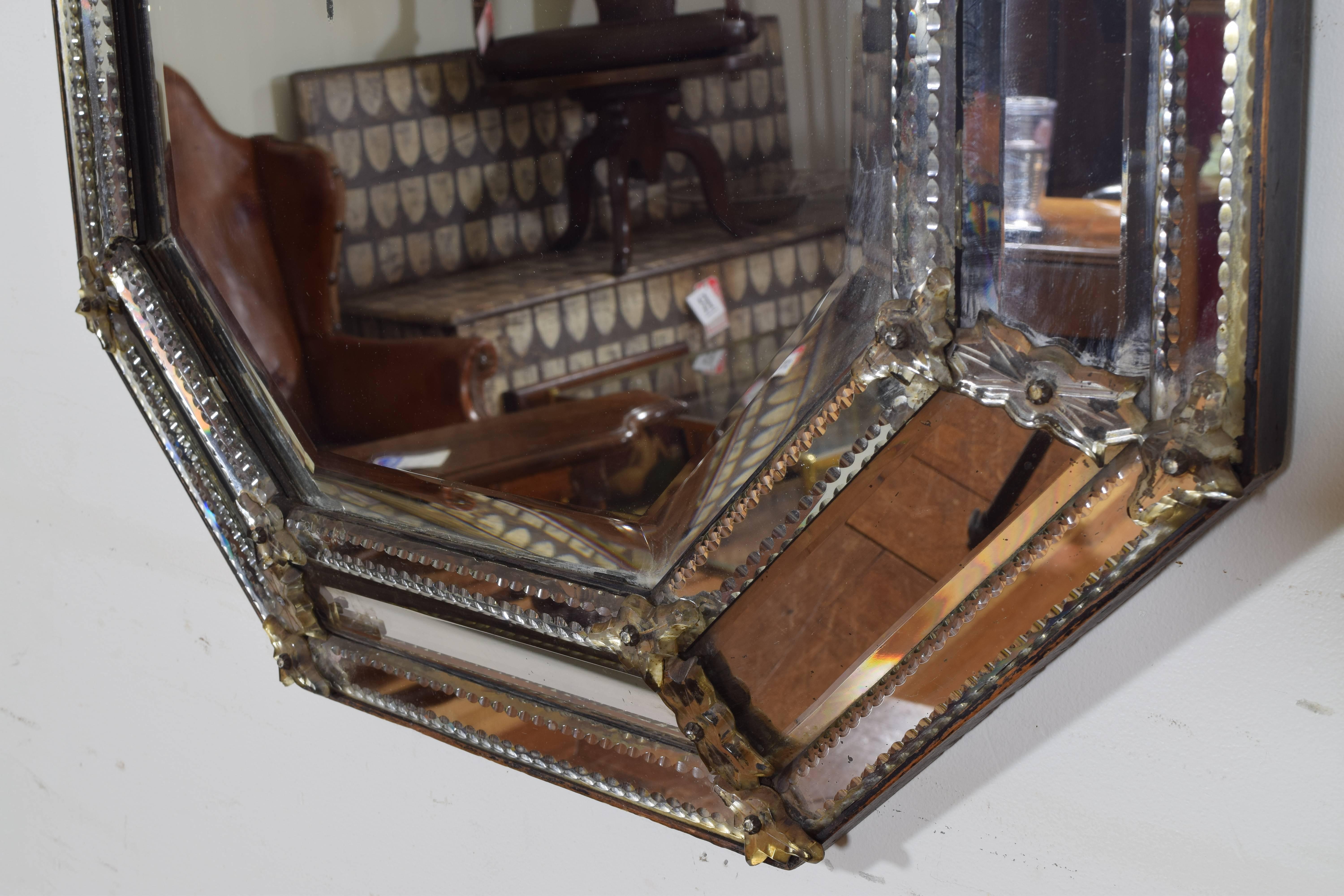 Italian, Venetian, Octagonal Mirror, Mid to 3rd Quarter 19th Century 2