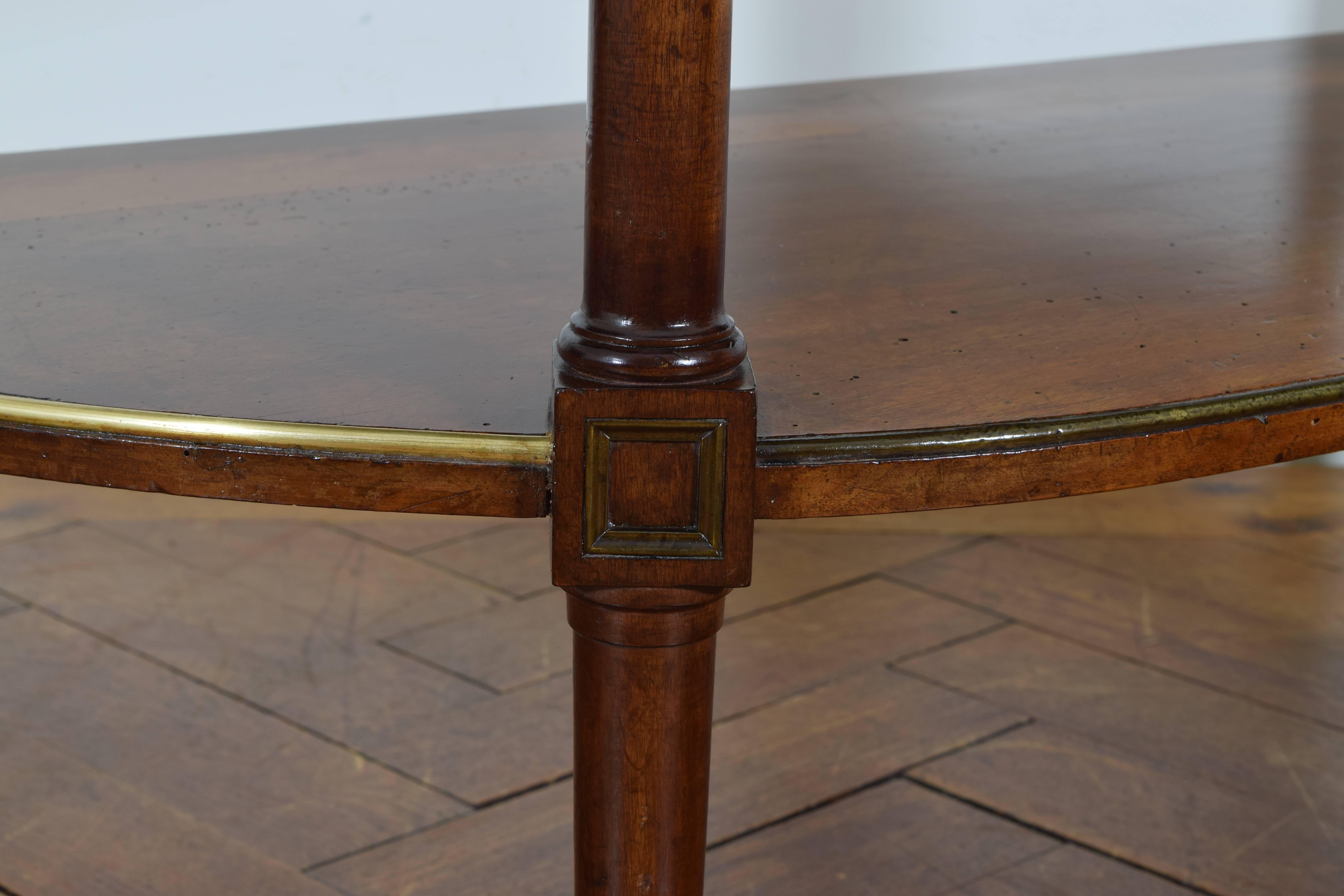French Directoire Cherrywood, Marble-Top Console Table, Early 19th Century 5