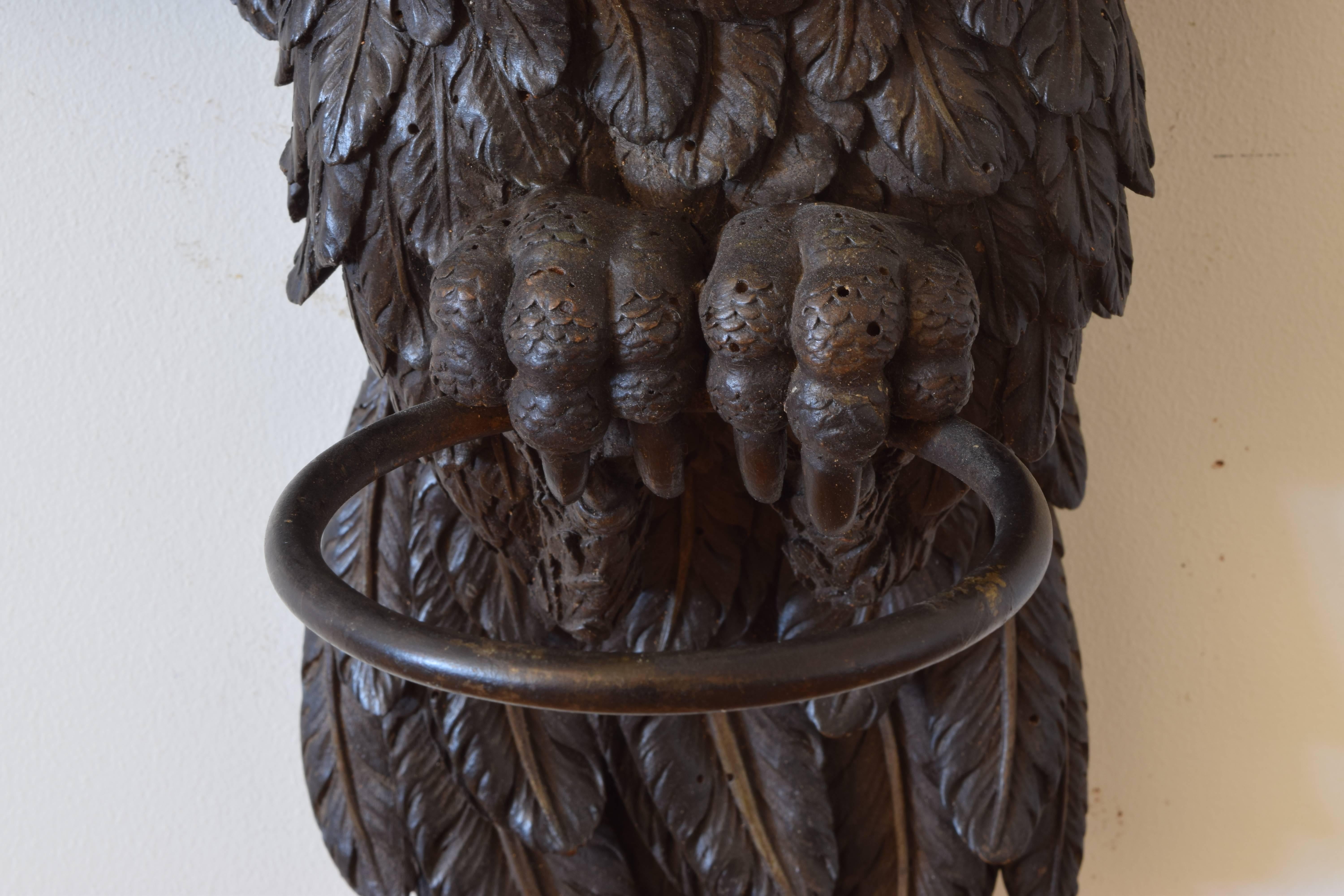 Italian Empire Period, Naples, Carved Wooden Eagle, circa 1800 3