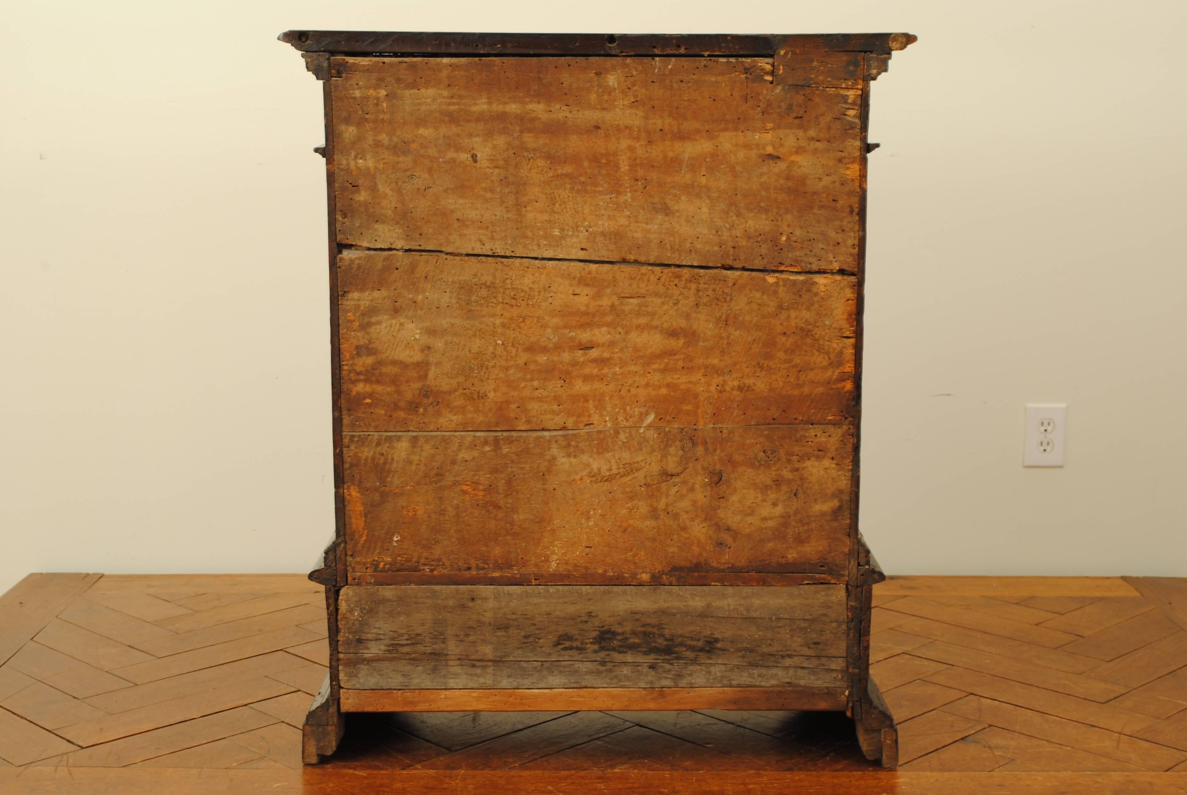 Italian, Tuscany, Baroque Walnut Shallow Credenza, 17th Century 4
