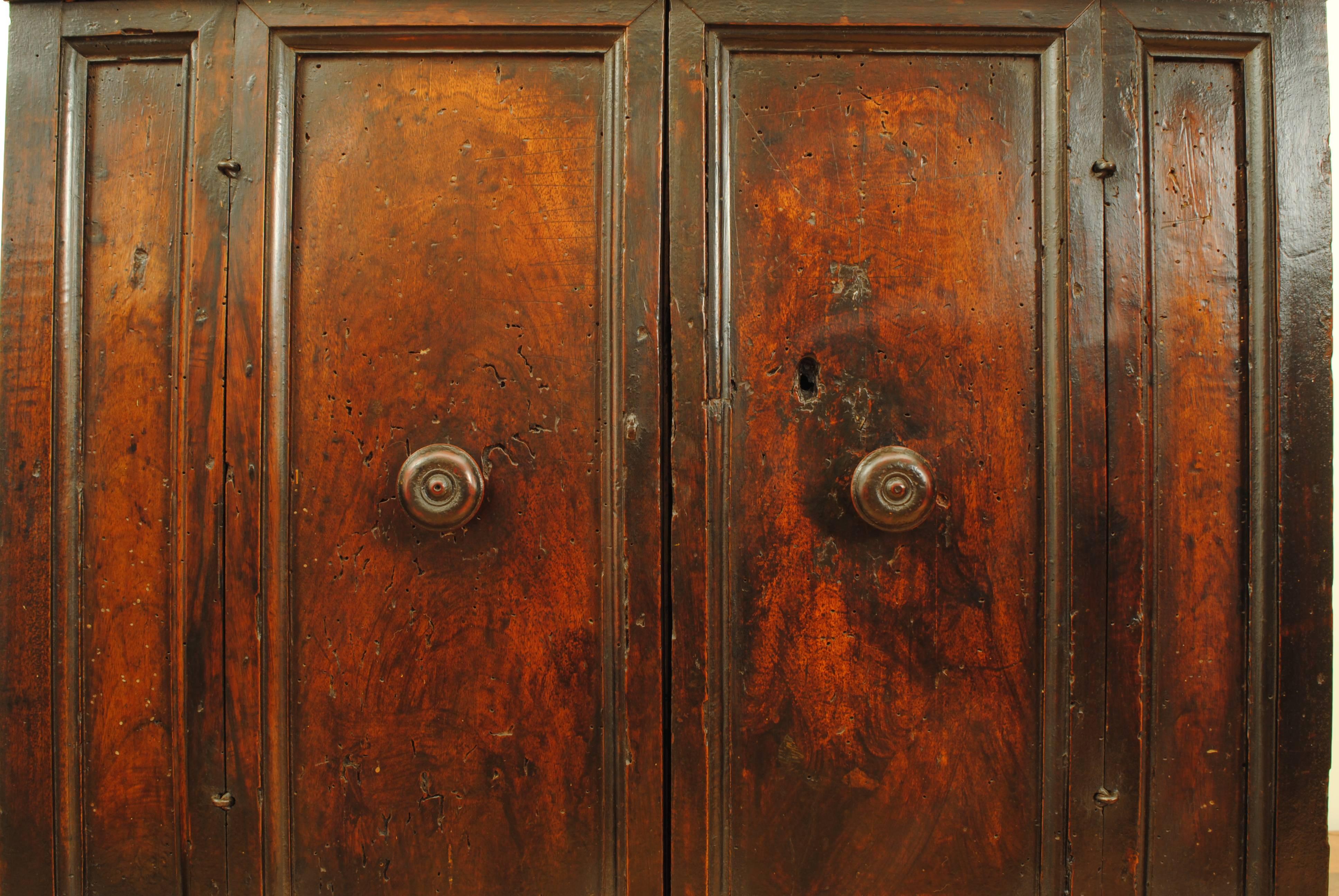 Italian, Tuscany, Baroque Walnut Shallow Credenza, 17th Century 2