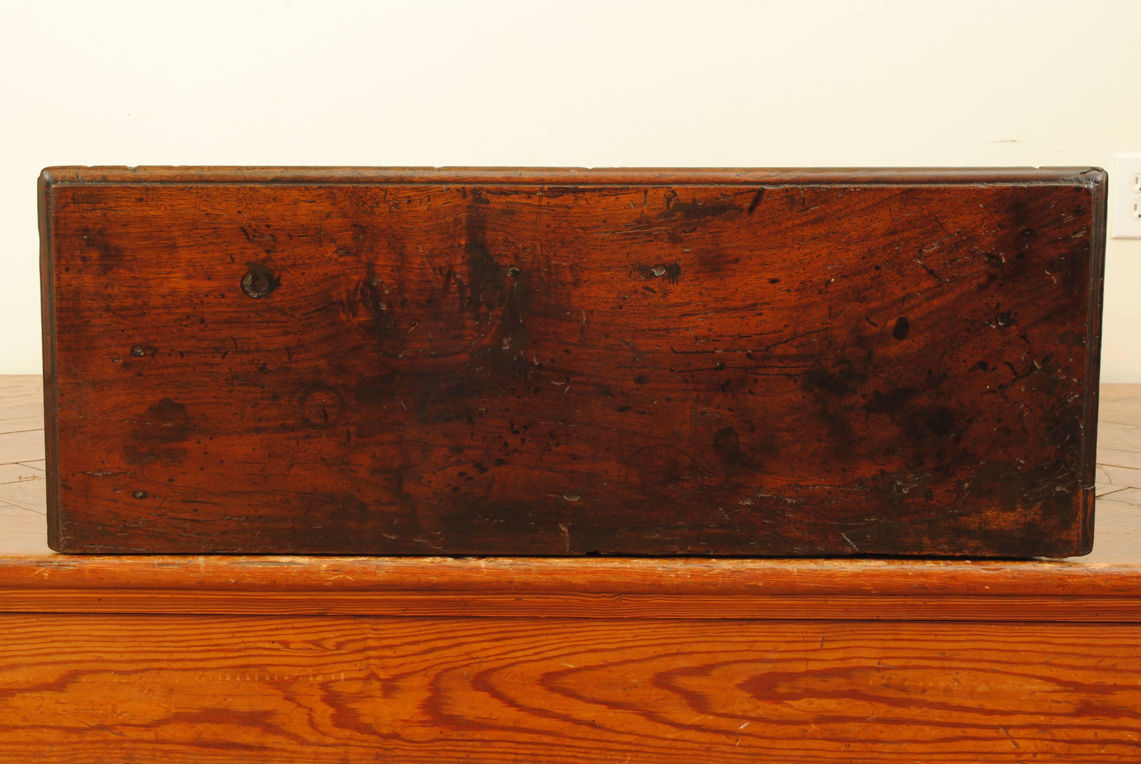 18th Century and Earlier Italian, Tuscany, Baroque Walnut Shallow Credenza, 17th Century