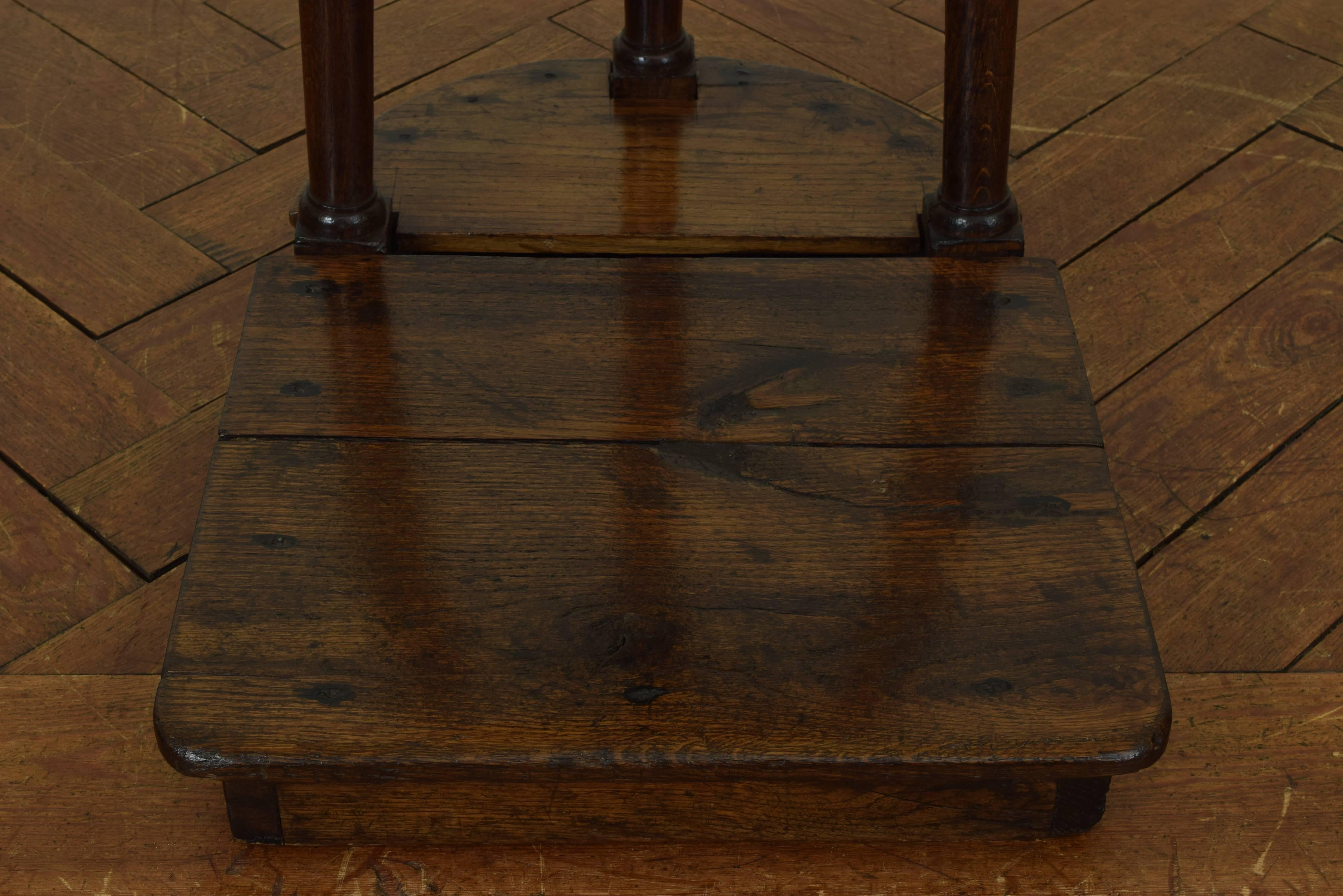 French Oak Altar Table or Table de Chantre, Early 18th Century 1