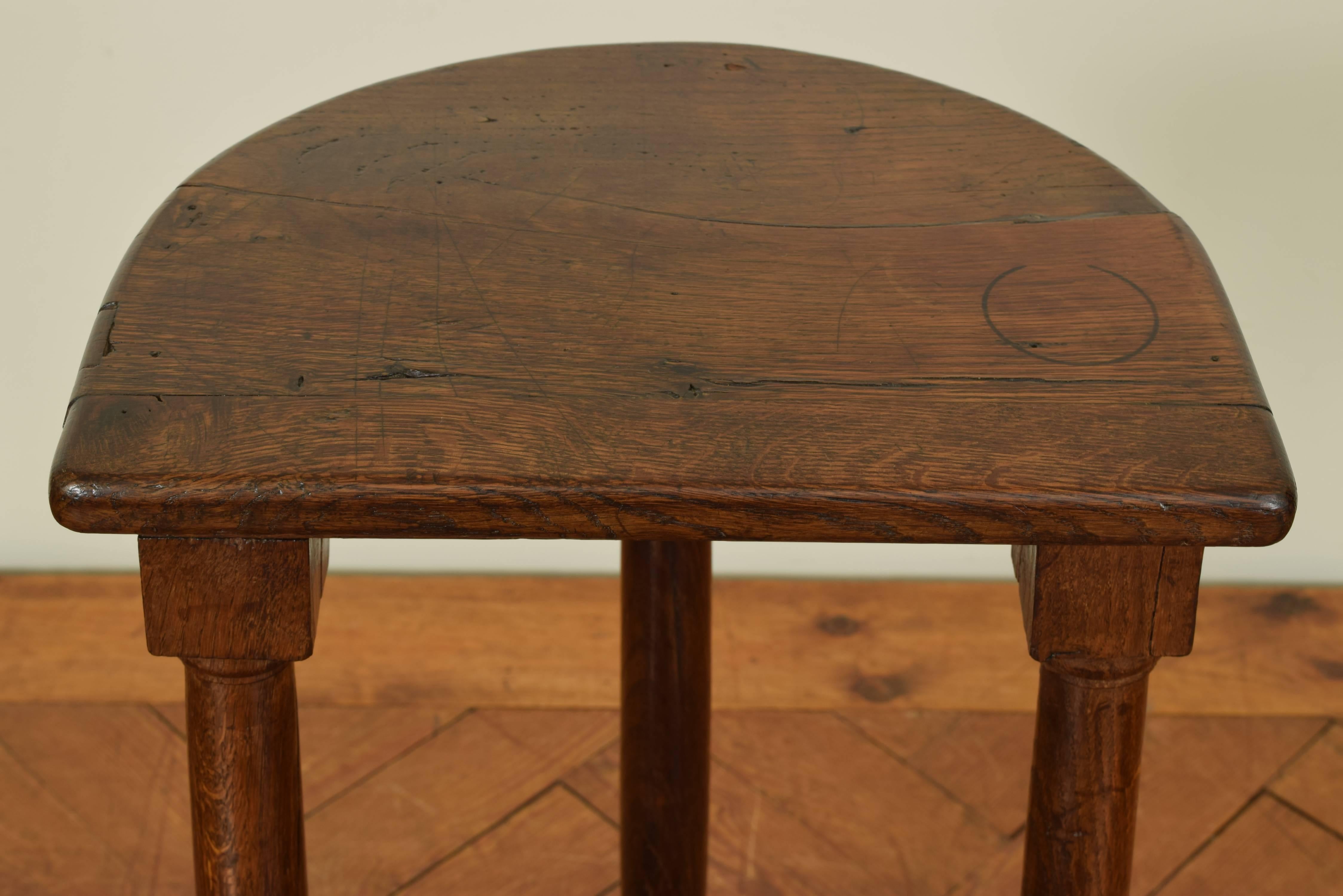 French Oak Altar Table or Table de Chantre, Early 18th Century 2