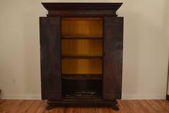 Italian, Tuscany, Carved and Paneled Walnut Armadio, Baroque, 17th Century