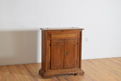 Italian, Tuscany, Baroque Period Walnut and Gilt Piccola Credenza, mid 17th cen.