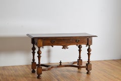 Italian, Emiliana, LXIV Period Shaped Walnut Console or Center Table, ca. 1725